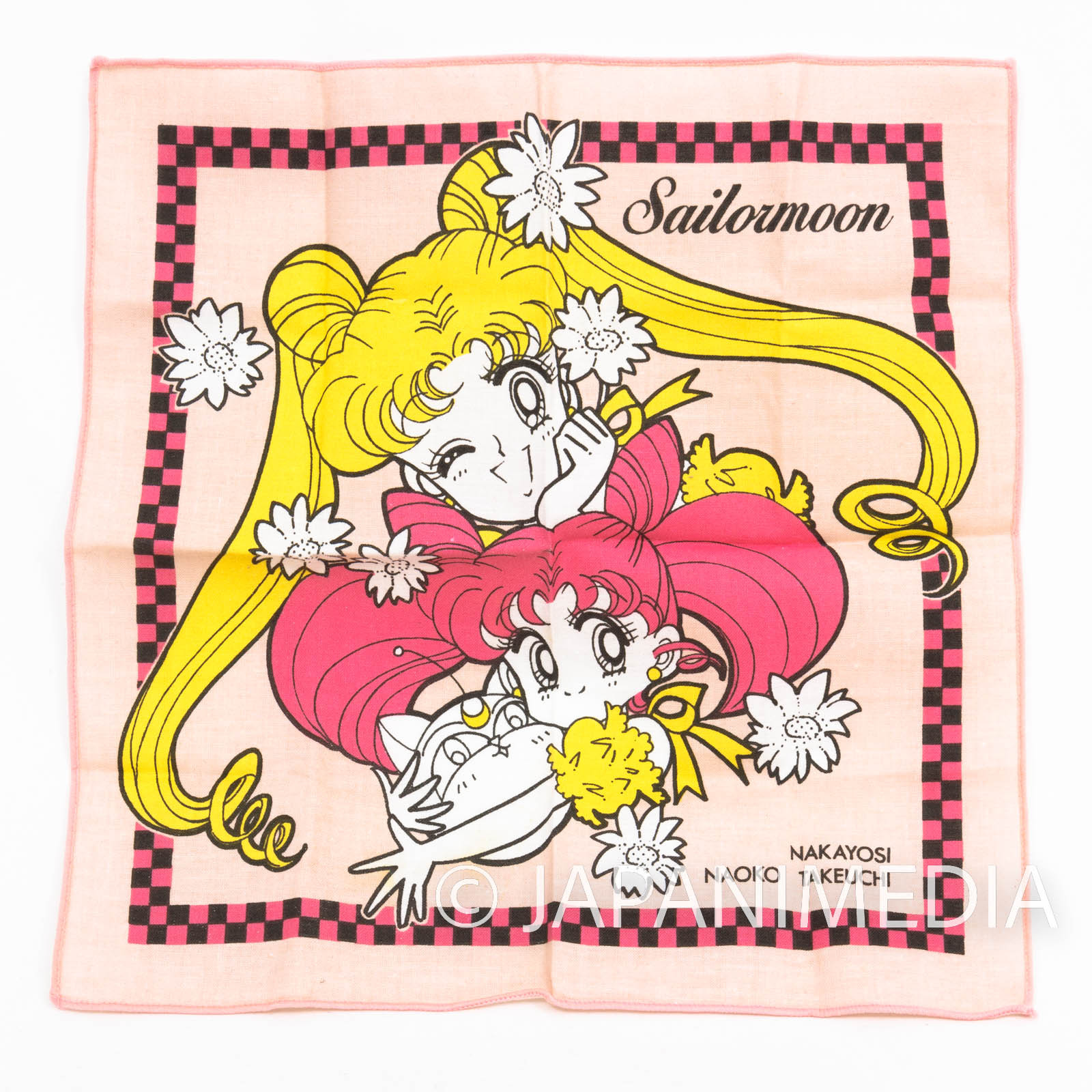 Sailor Moon Princess makeup 4pc set [Pouch bag / Handkerchief / Comb / Ribbon] NAKAYOSHI JAPAN MANGA