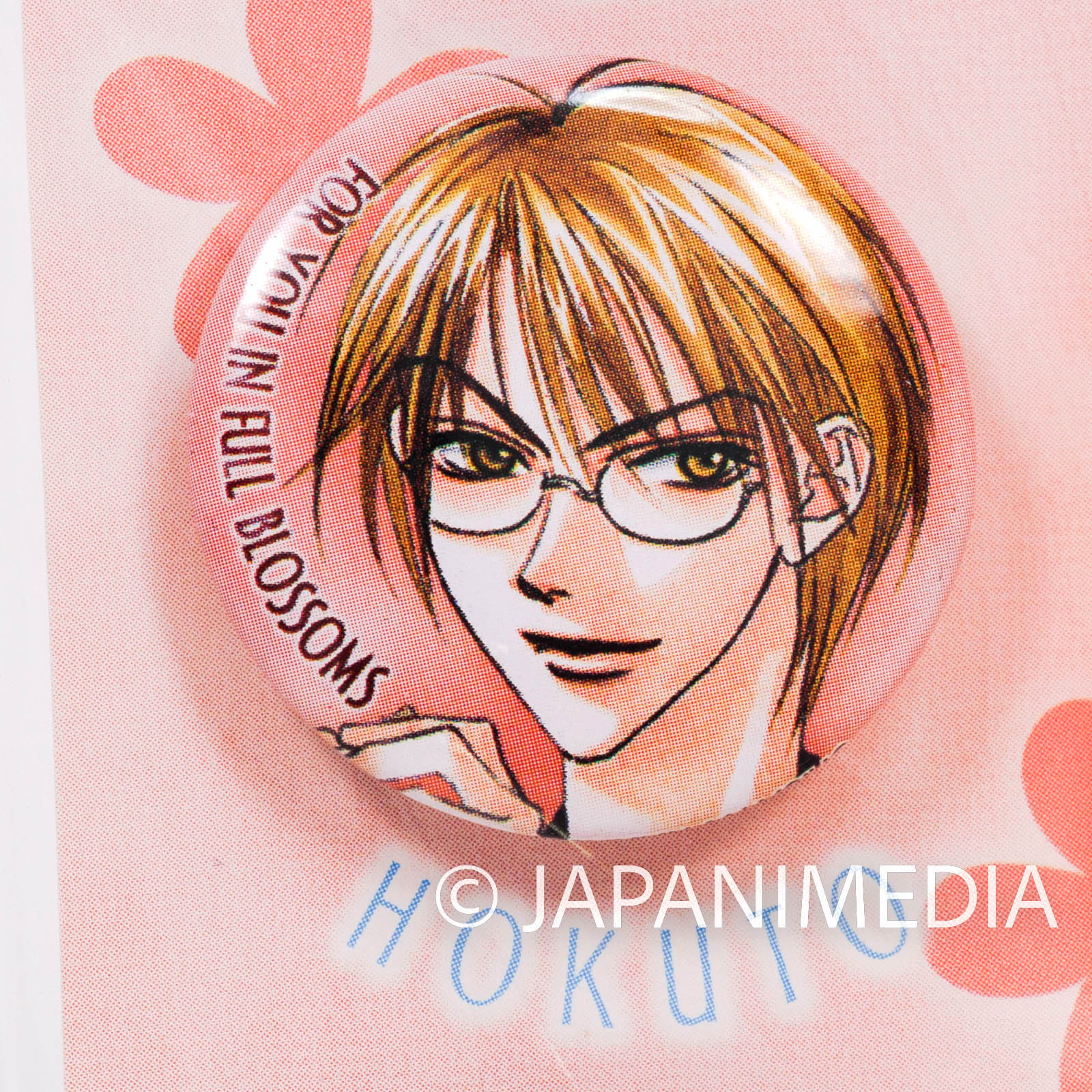 Hana-Kimi Button badge 7pc & Keychain case set collection JAPAN MANGA