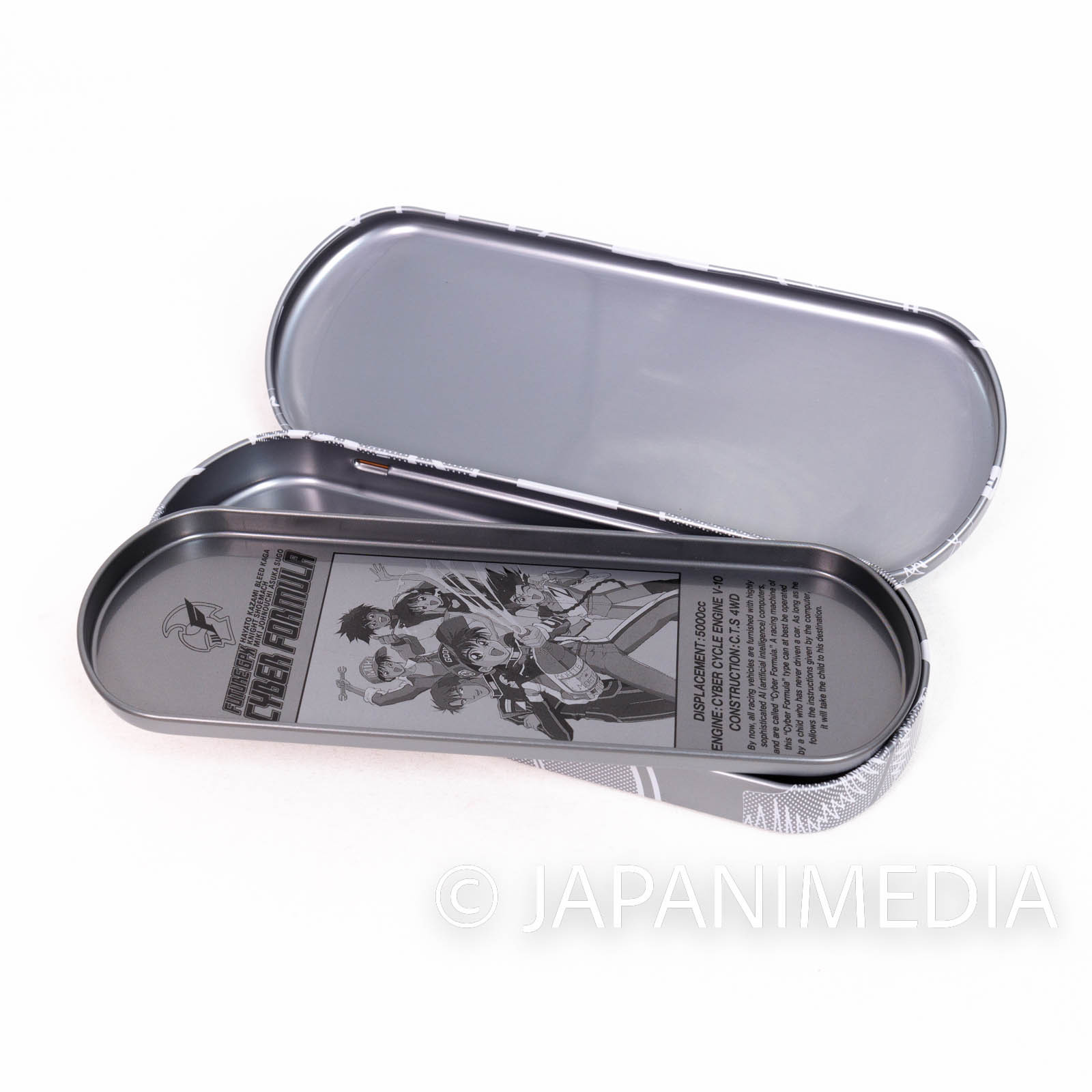 Future GPX Cyber Formula Can Pen case JAPAN ANIME