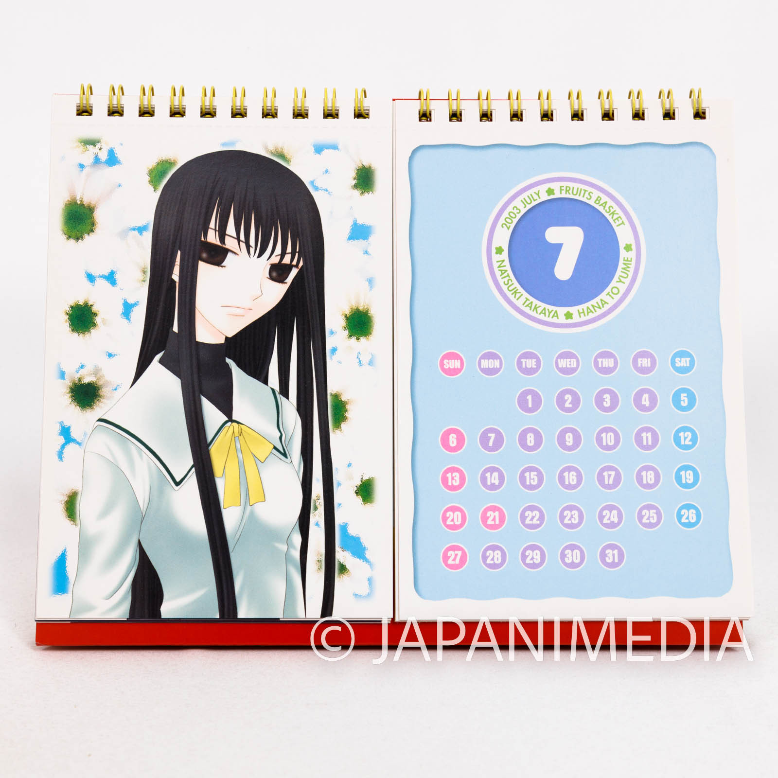 Fruits Basket 2003 Desktop Postcatds(14pc) Calendar JAPAN MANGA