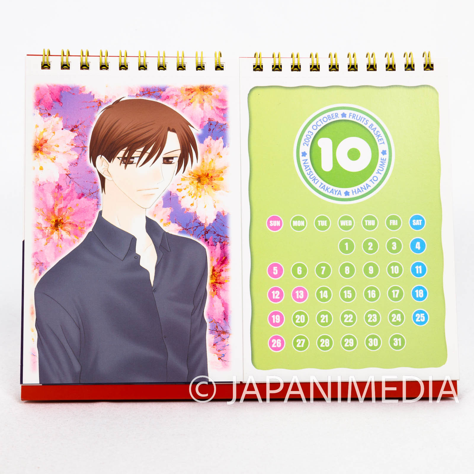 Fruits Basket 2003 Desktop Postcatds(14pc) Calendar JAPAN MANGA