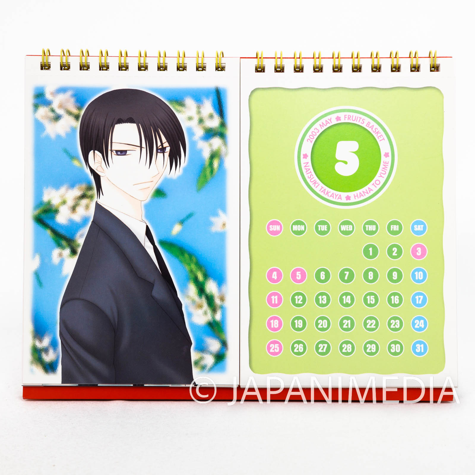 Fruits Basket 2003 Desktop Postcatds(14pc) Calendar JAPAN MANGA