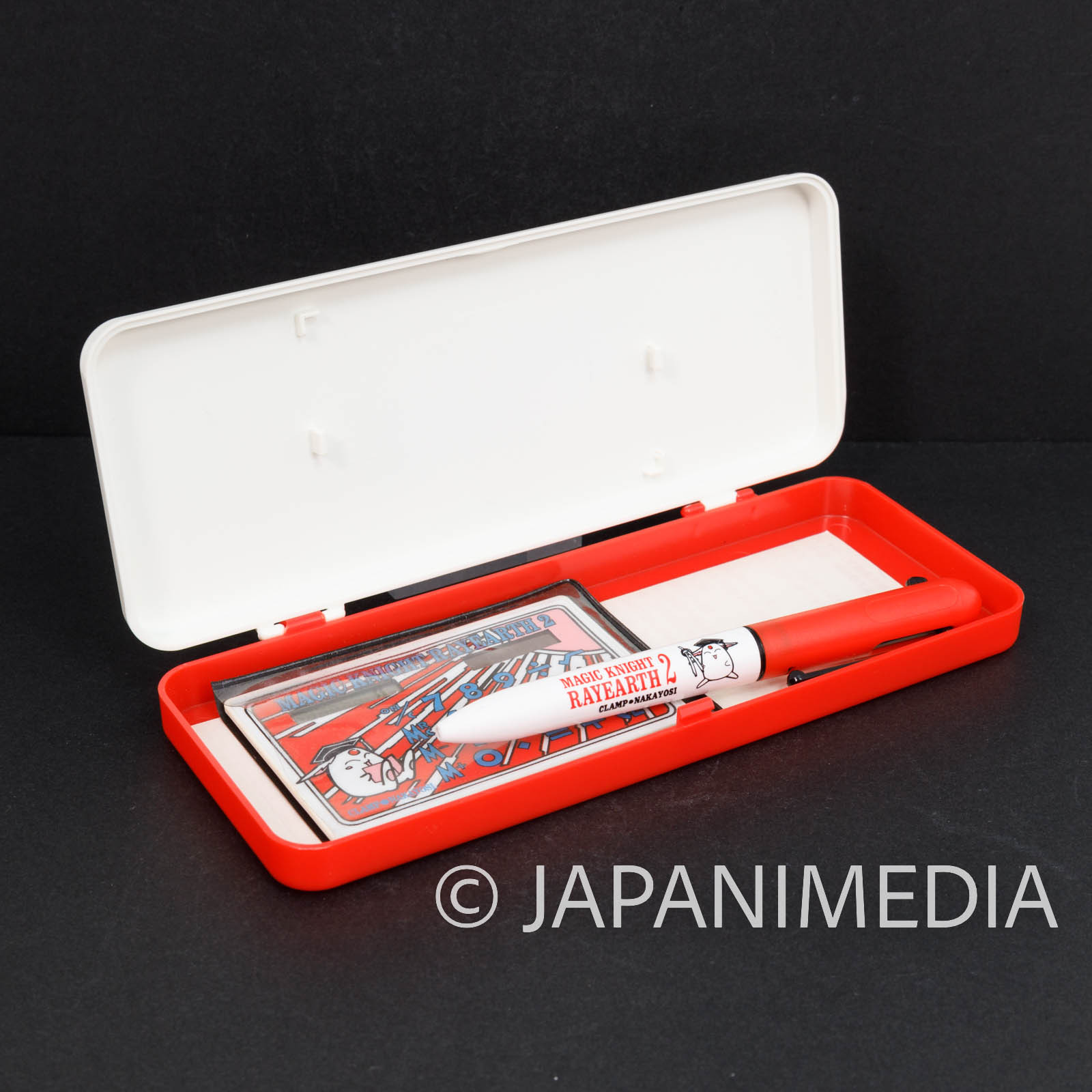 Magic Knight Rayearth Triple stationery Set [Pen Case / Mechanical pencil / Calculator] CLAMP JAPAN MANGA