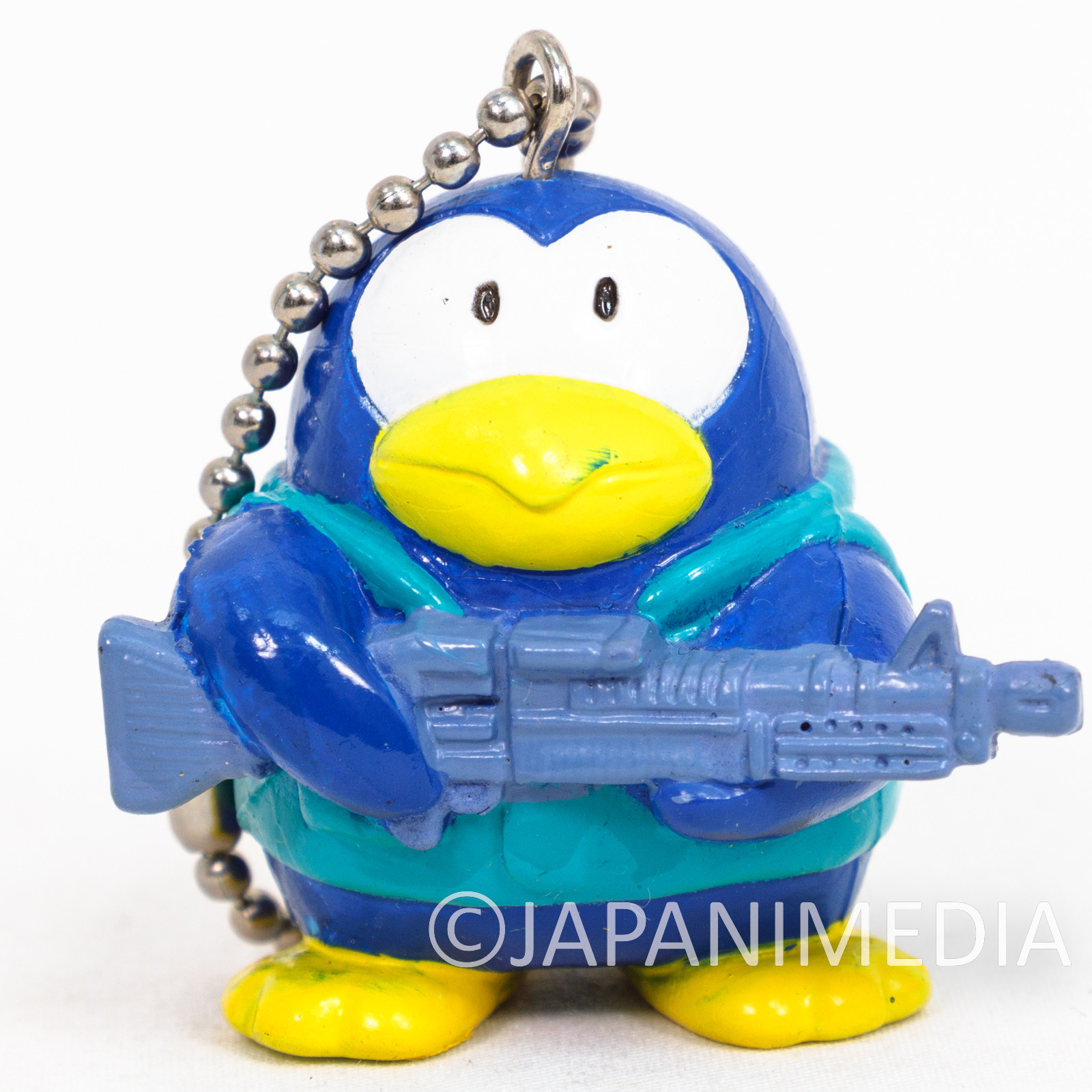 Retro RARE! Parodius Pentaro Figure Ballchain /KONAMI Yume Penguin Monogatari