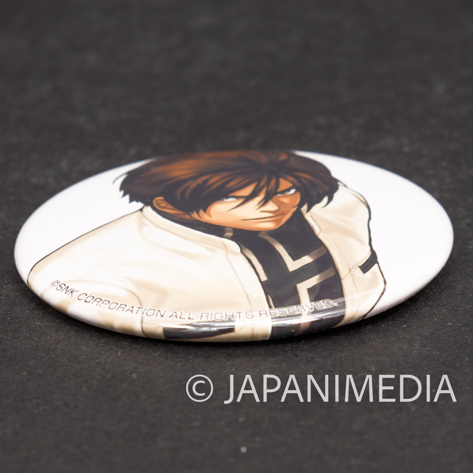 KOF King of Fighters Kyo Kusanagi Can Badge Pins SNK JAPAN