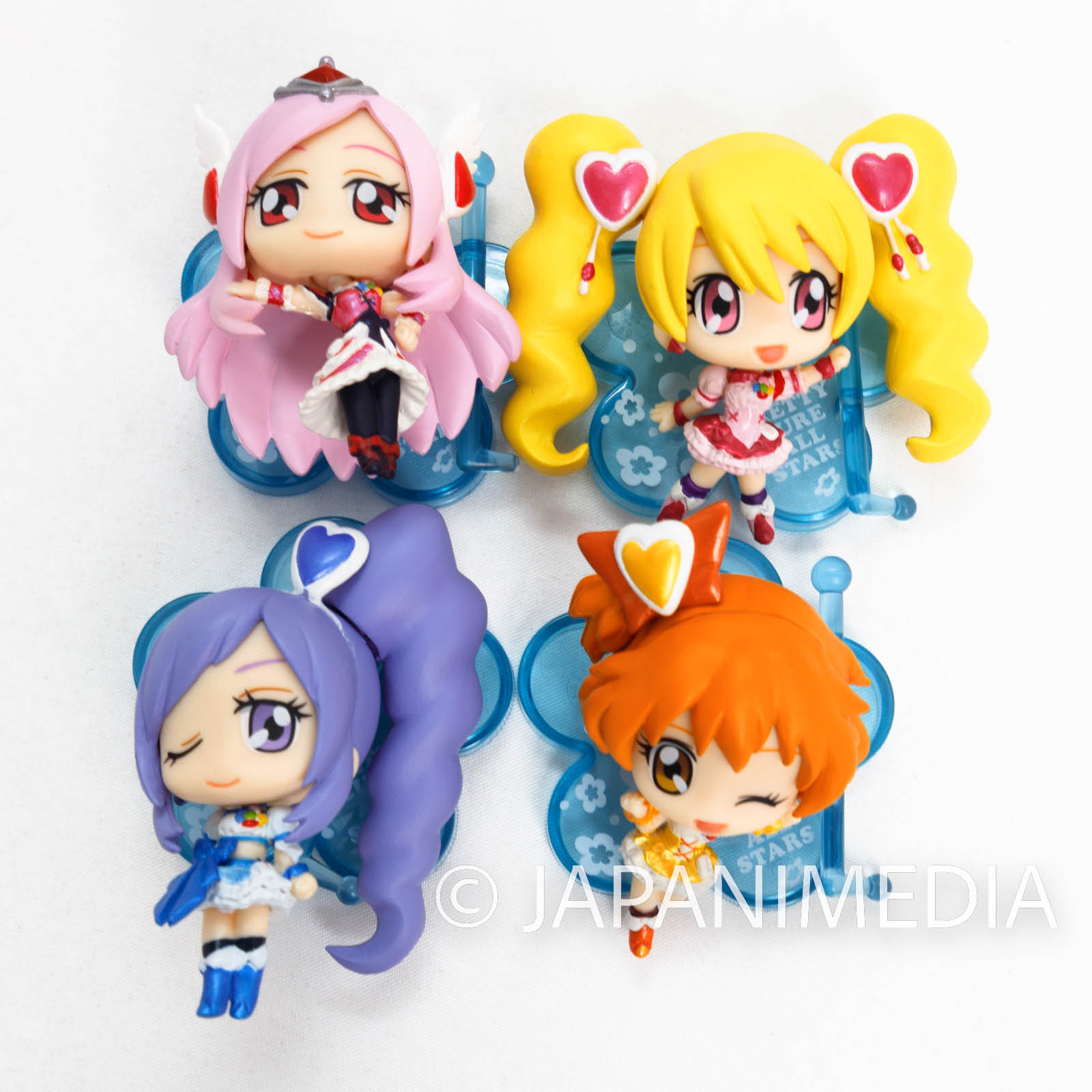 Fresh Pretty Cure! Precure All Stars Ver.cure Deforme My star Petit Figure 4pc Set JAPAN ANIME