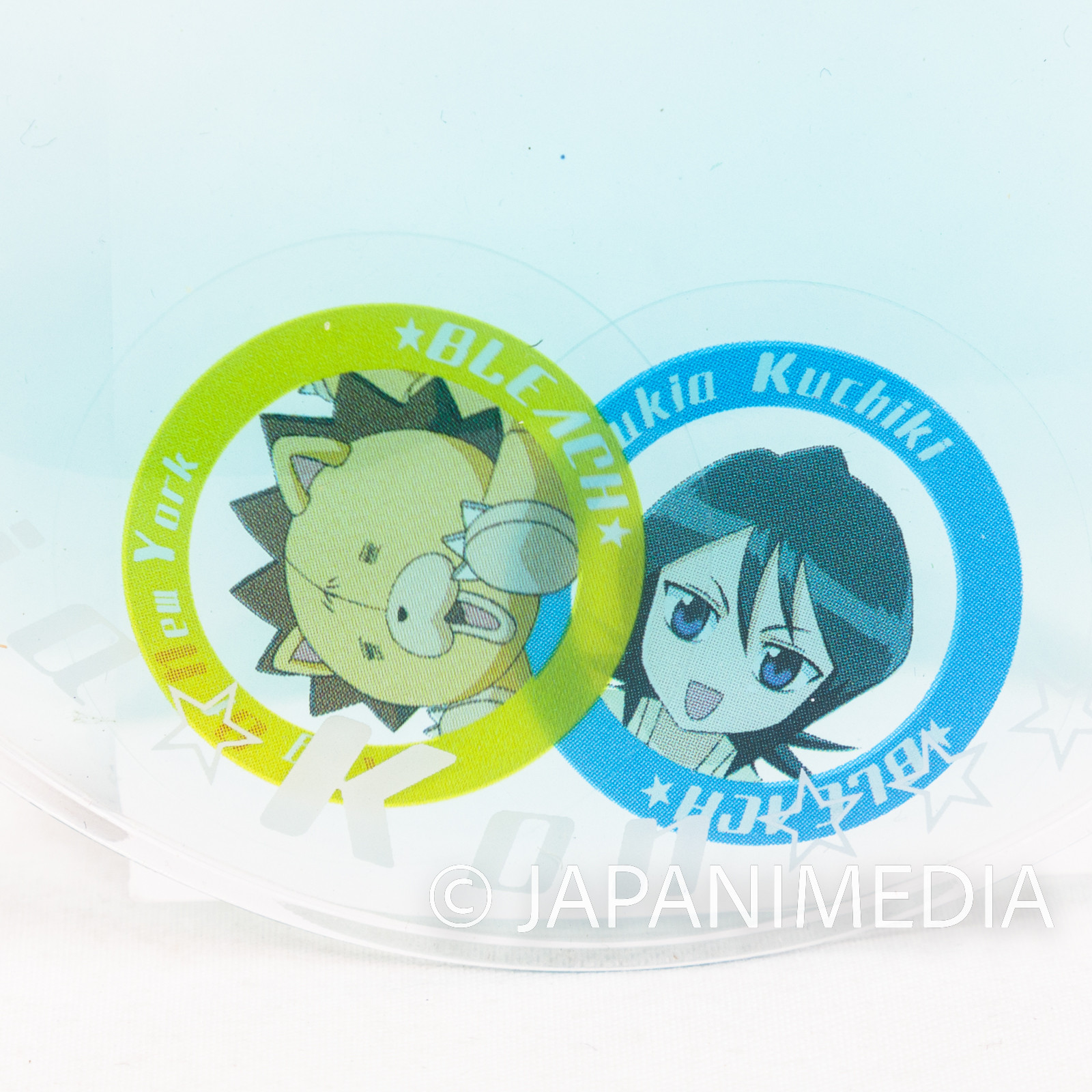 BLEACH Ichigo Kurosaki & Rukia Kuchiki & Kon Liquid Coaster Movic Shonen Jump