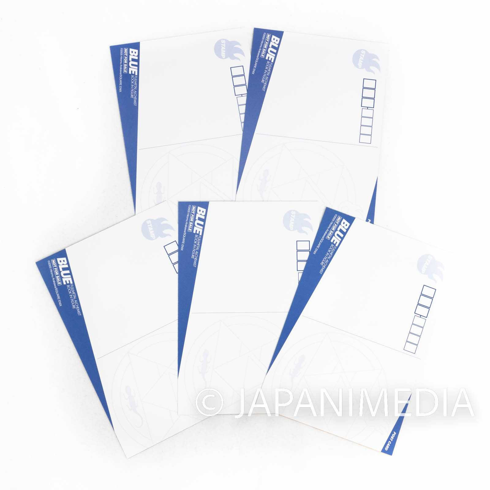 FullMetal Alchemist Postcards (26pc) & Postcards File Holder Set JAPAN Japanimedia Store