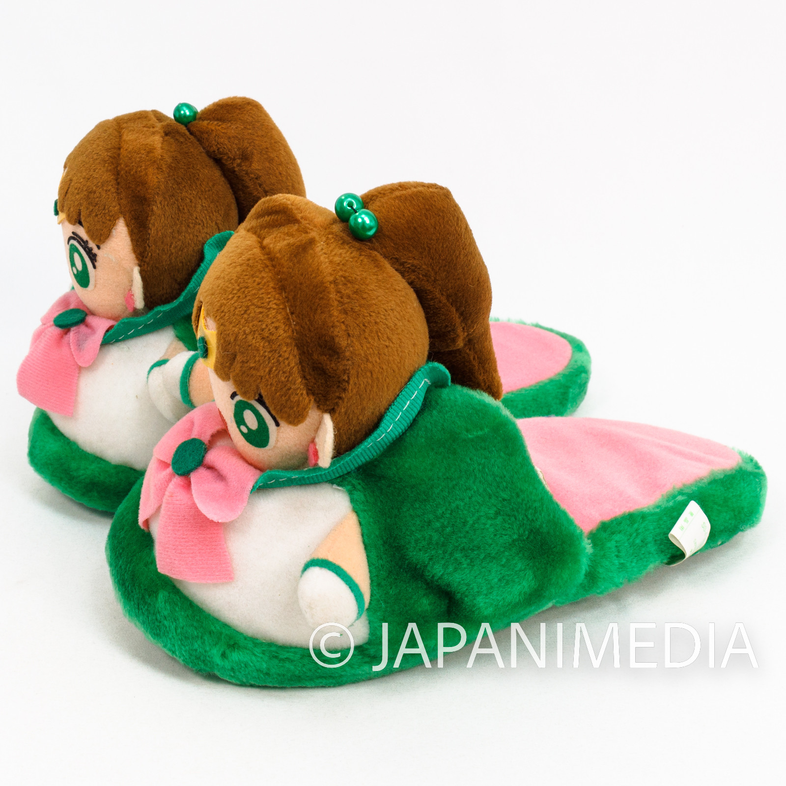 Sailor Moon Sailor Jupiter (Makoto Kino) Plush Doll Slippers Banpresto