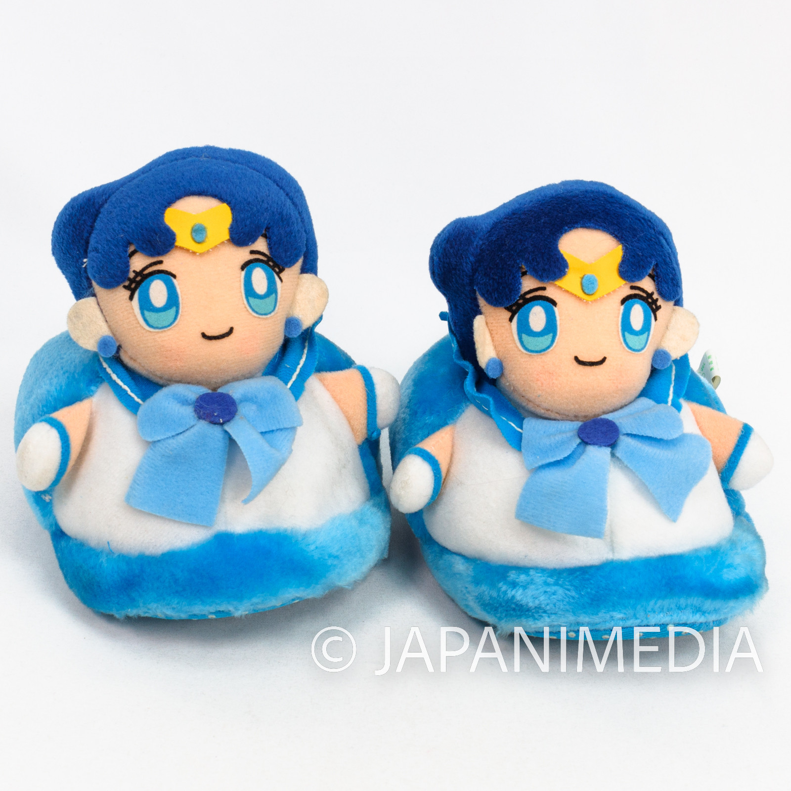 Sailor Moon Sailor Mercury (Ami Mizuno) Plush Doll Slippers