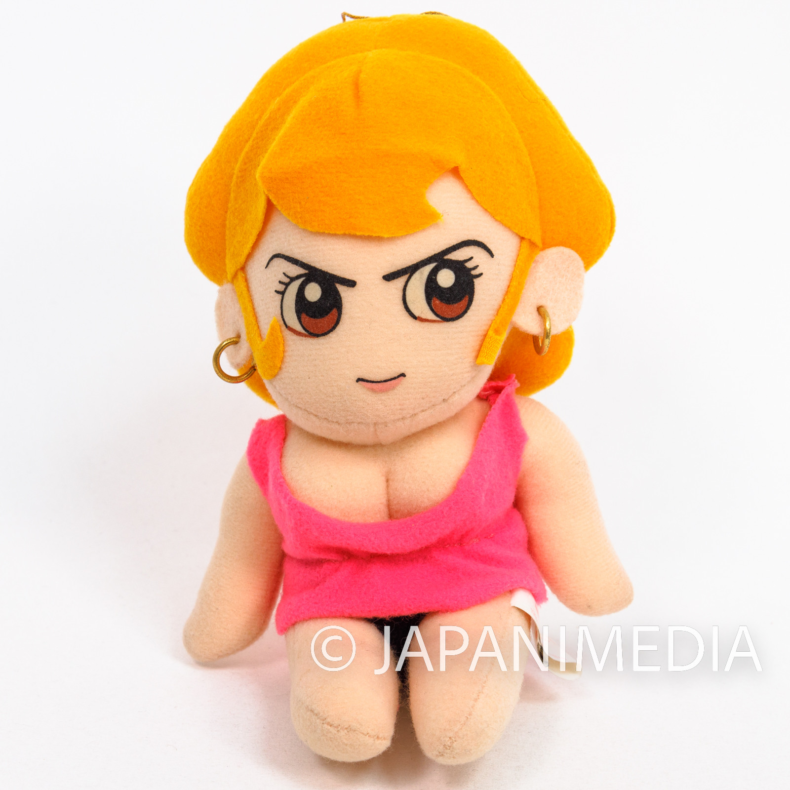 Retro RARE! Lupin the 3rd Third Fujiko Mine Plush Doll 7" JAPAN 