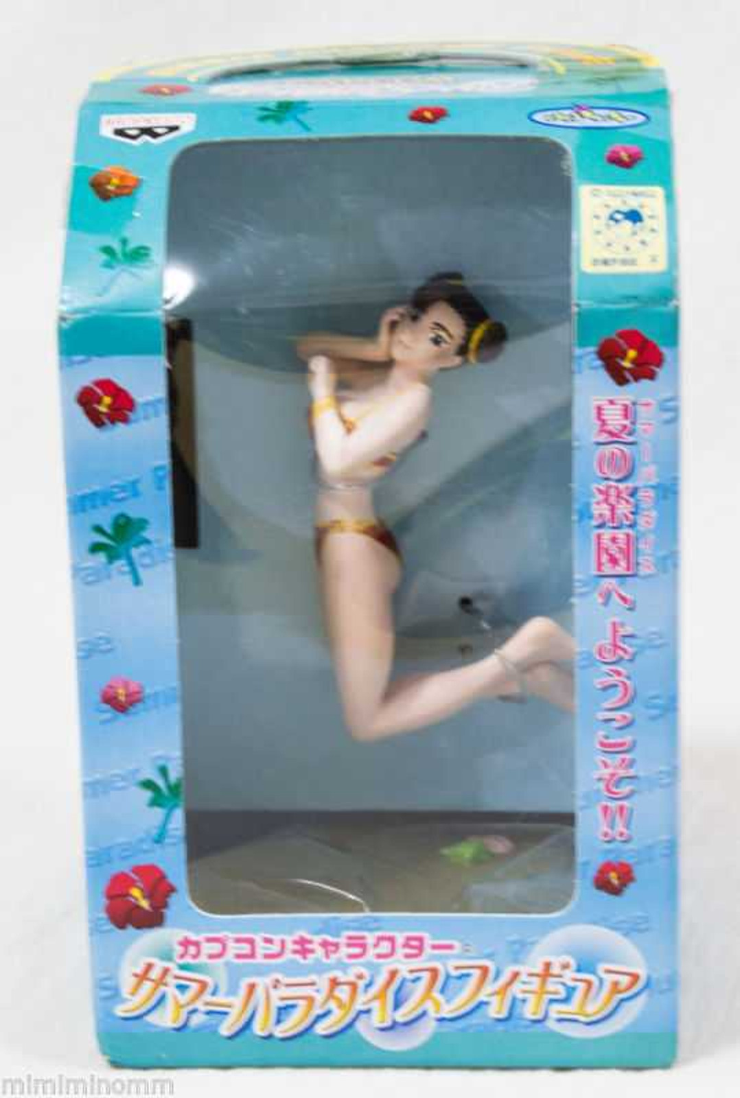 [Set of 5] Street Fighter & Darkstalkers Capcom Character Summer Paradise Figure Another color ver. [Chun-Li / Sakura / Cammy / Morrigan / Lilith] JAPAN GAME