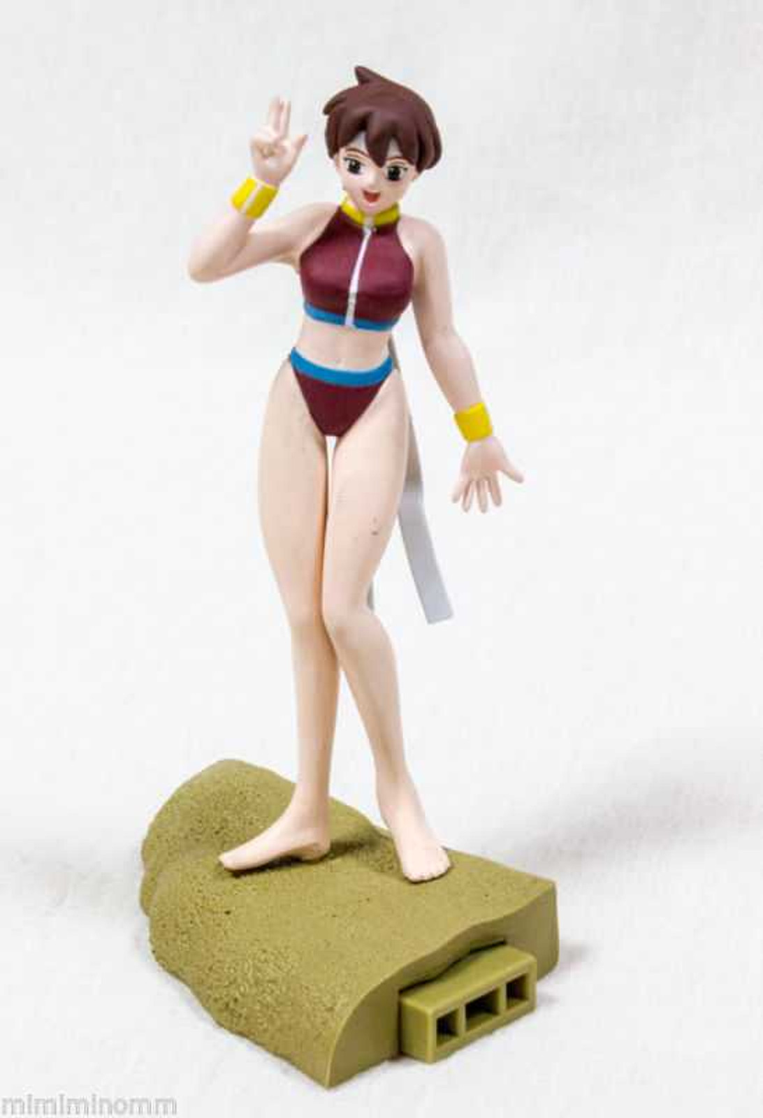 [Set of 5] Street Fighter & Darkstalkers Capcom Character Summer Paradise Figure Another color ver. [Chun-Li / Sakura / Cammy / Morrigan / Lilith] JAPAN GAME