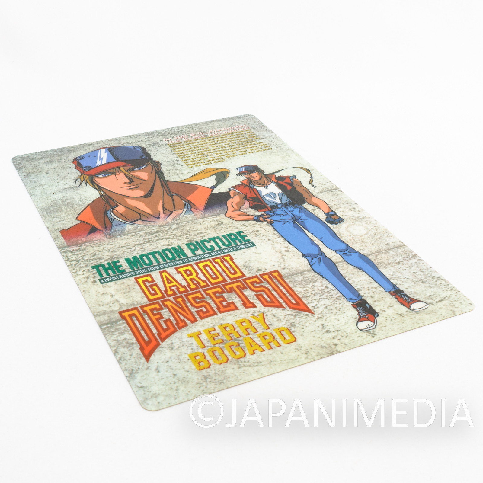 RARE! Fatal Fury 2 Terry Bogard Plastic Pencil Board Pad Shitajiki JAPAN SNK 2