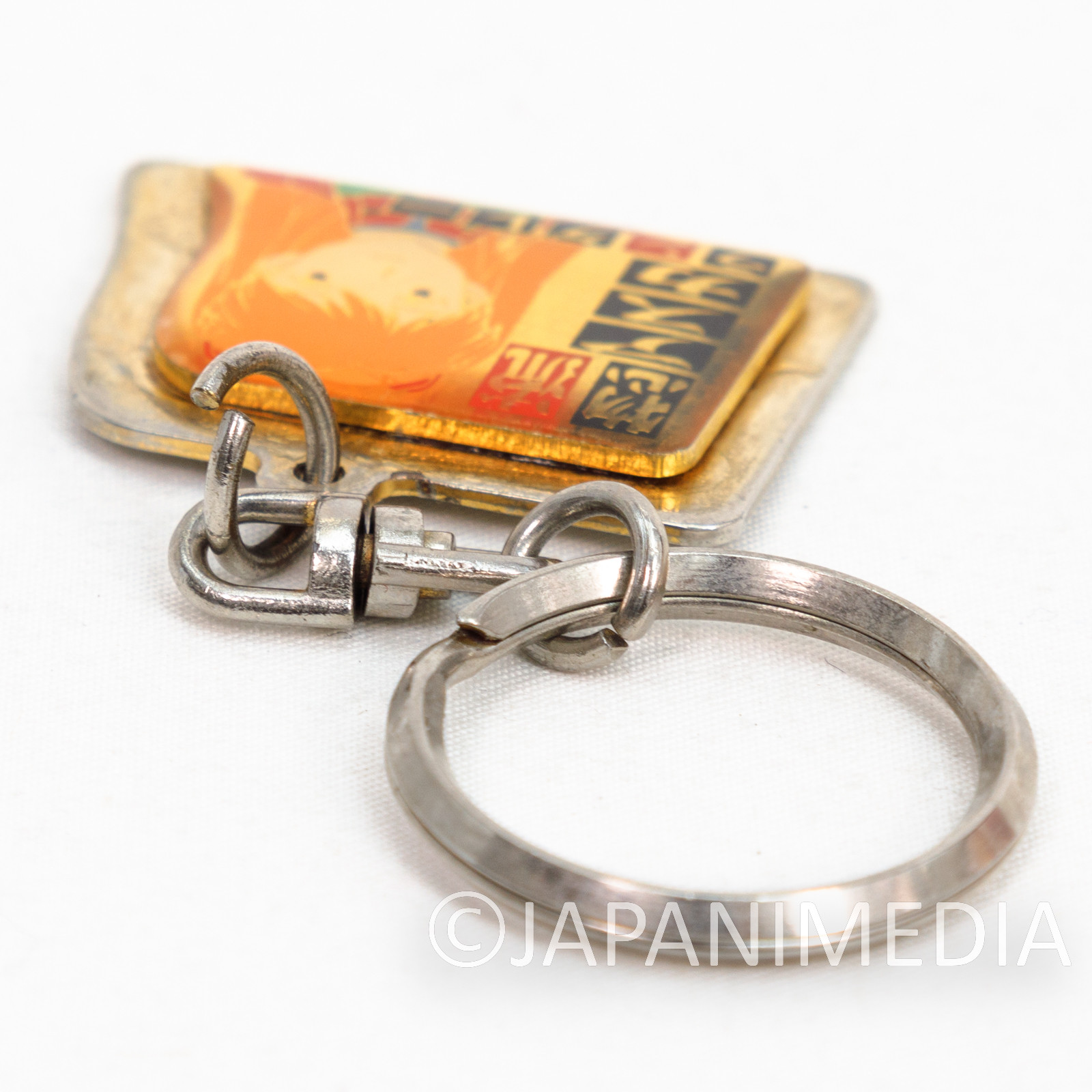 Retro RARE Evangelion Asuka Langley Metal Charm Keychain JAPAN 2