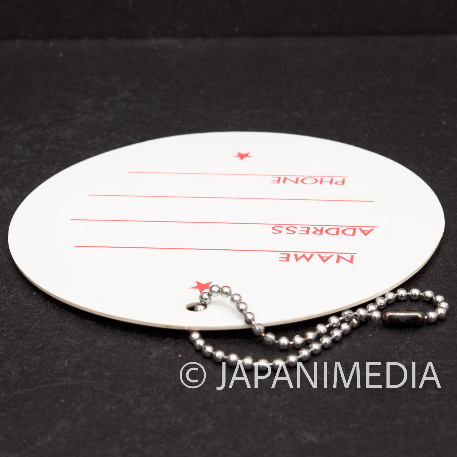 Retro RARE Dragon Ball Oolong Plastic Name Plate Ballchain