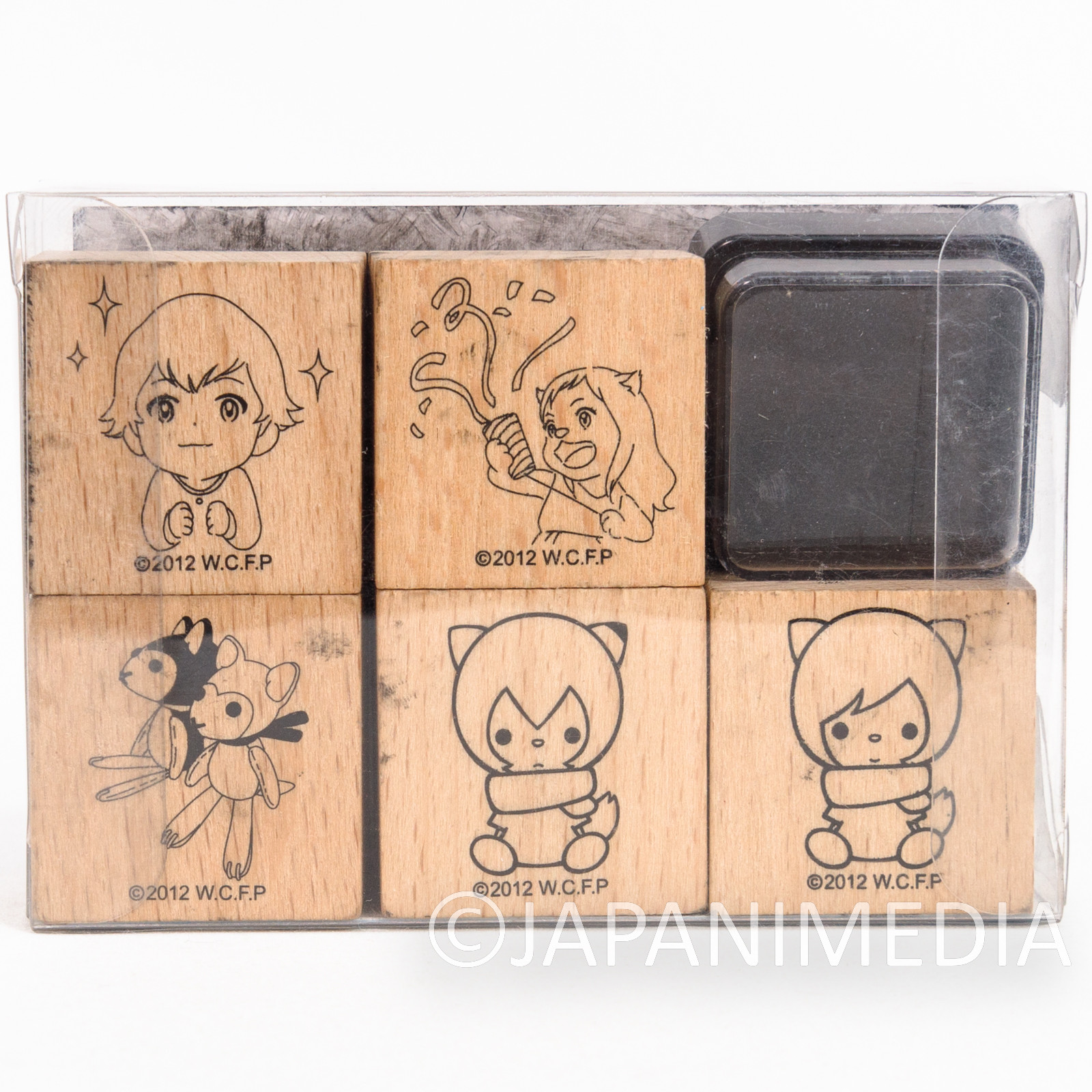 Wolf Children AME & YUKI Stamp Set Movic