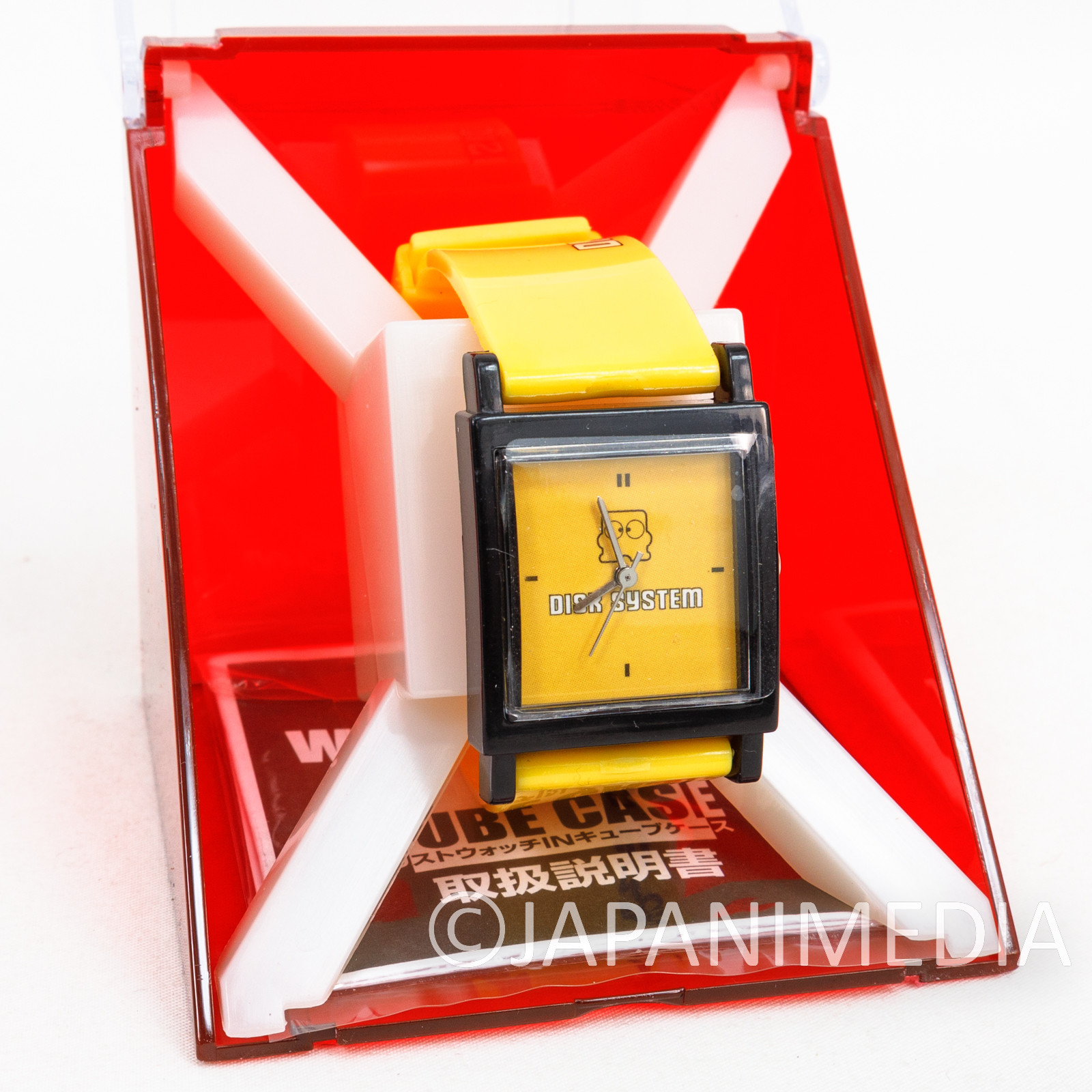 RARE Nintendo Wrist Watch In Cube Case Disk System Banpresto JAPAN