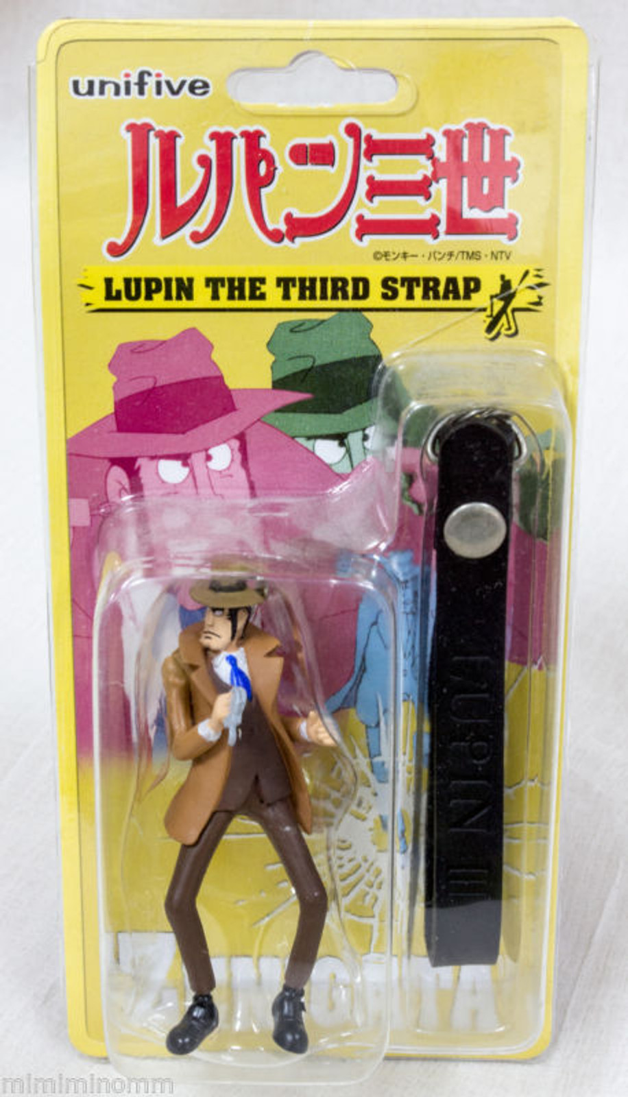 Lupin the Third (3rd) Zenigata Figure Strap Unifive JAPAN ANIME MANGA