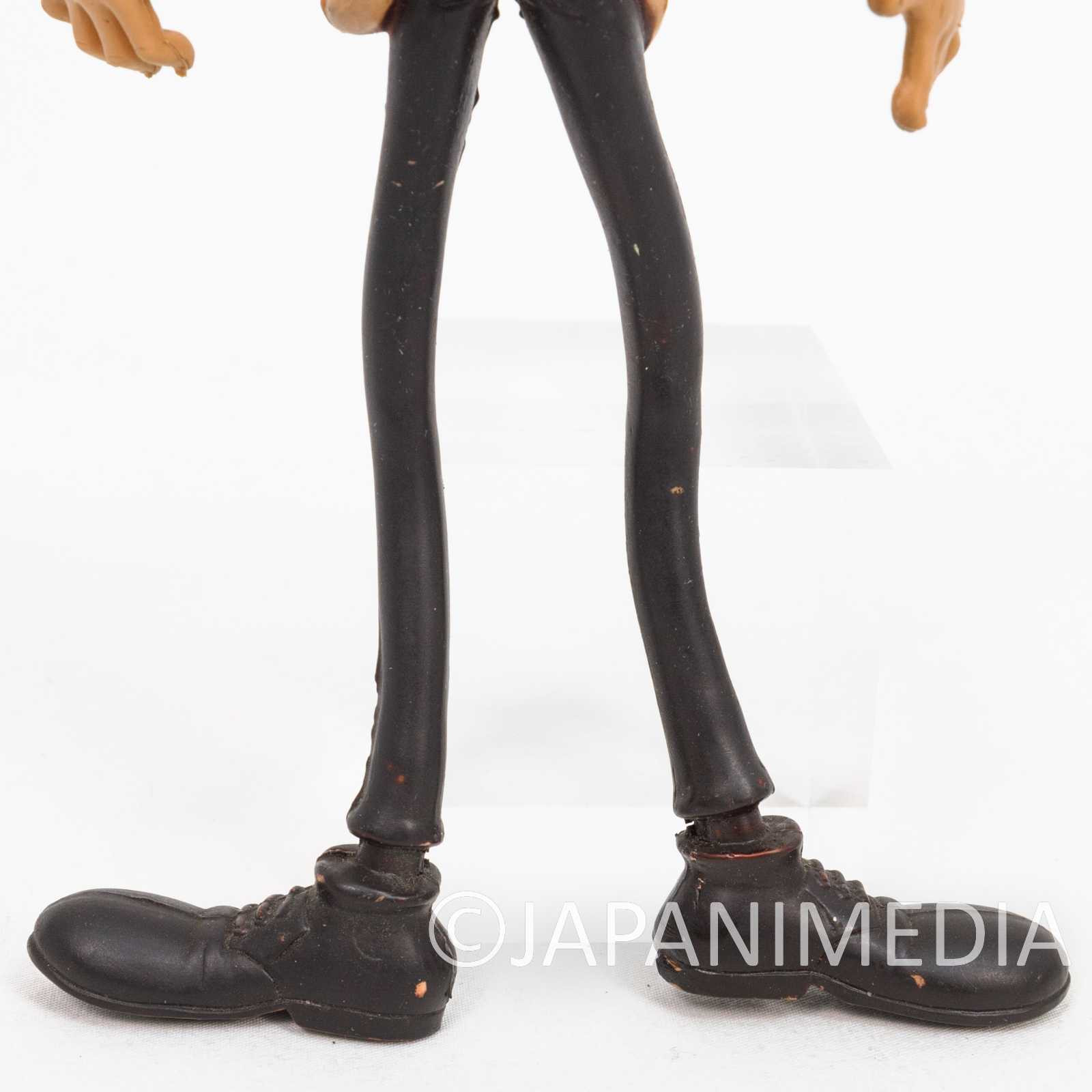 Retro RARE! Lupin the Third ZENIGATA Bendable Rubber Figure 8" Monkey Pose Japanimedia Store