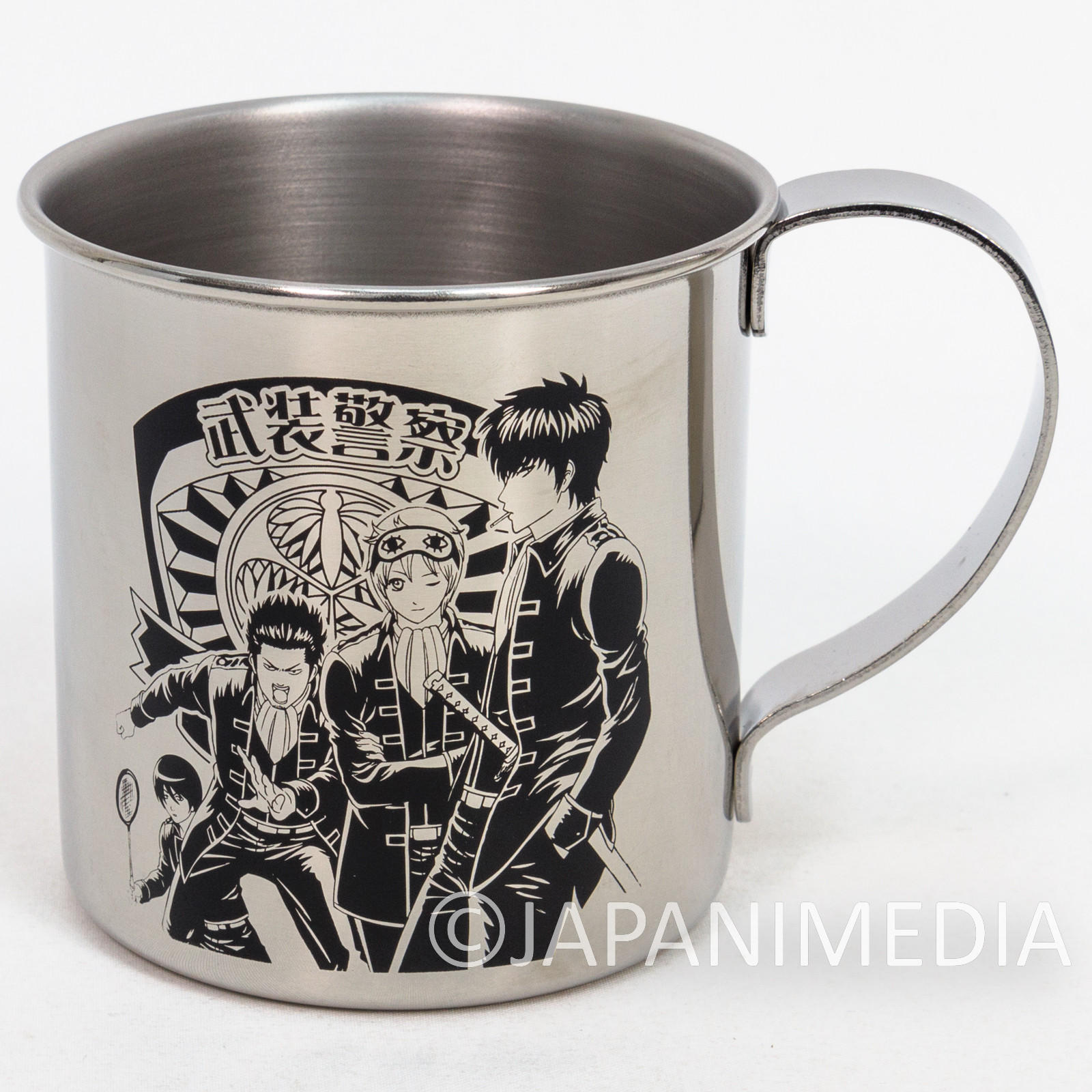 Gintama Shinsengumi Stainless Steel Mug SHONEN JUMP ANIME