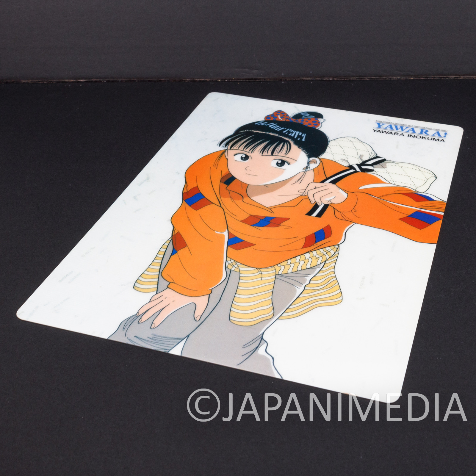 Retro! YAWARA Inokuma Yawara Plastic Pencil Board Pad Shitajiki JAPAN ANIME  2