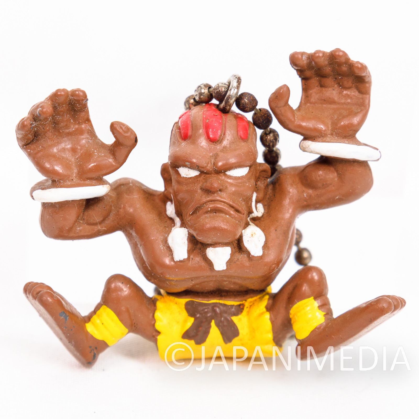 Retro RARE Street Fighter 2 Dhalsim Mini Figure Ballchain JAPAN GAME CAPCOM 2