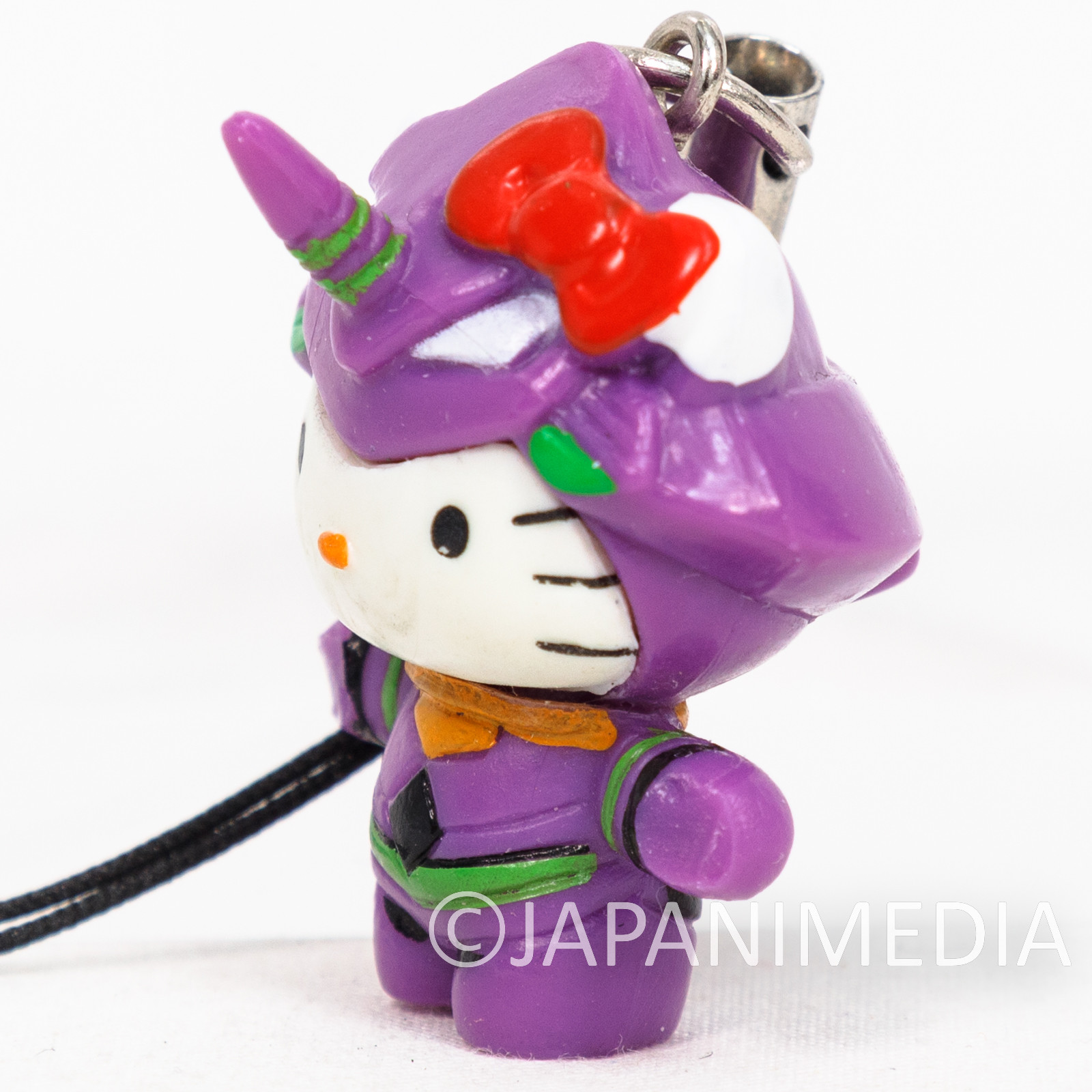 Evangelion EVA-01 x Hello Kitty Figure Strap JAPAN