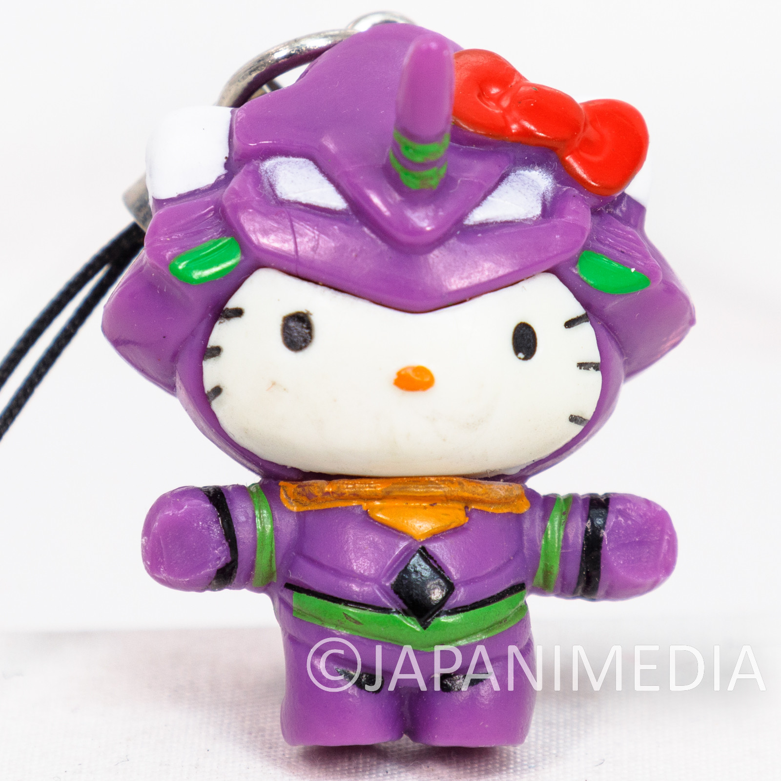 Evangelion EVA-01 x Hello Kitty Figure Strap JAPAN