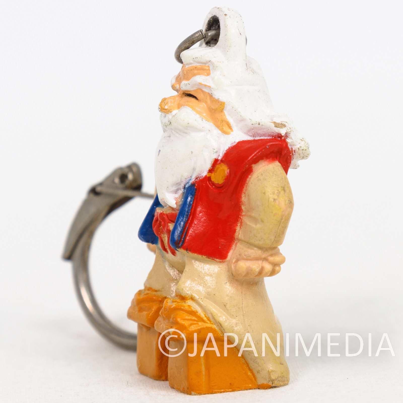 Ganbare Goemon Monoshirinosuke Momochi Figure Keychain JAPAN KONAMI