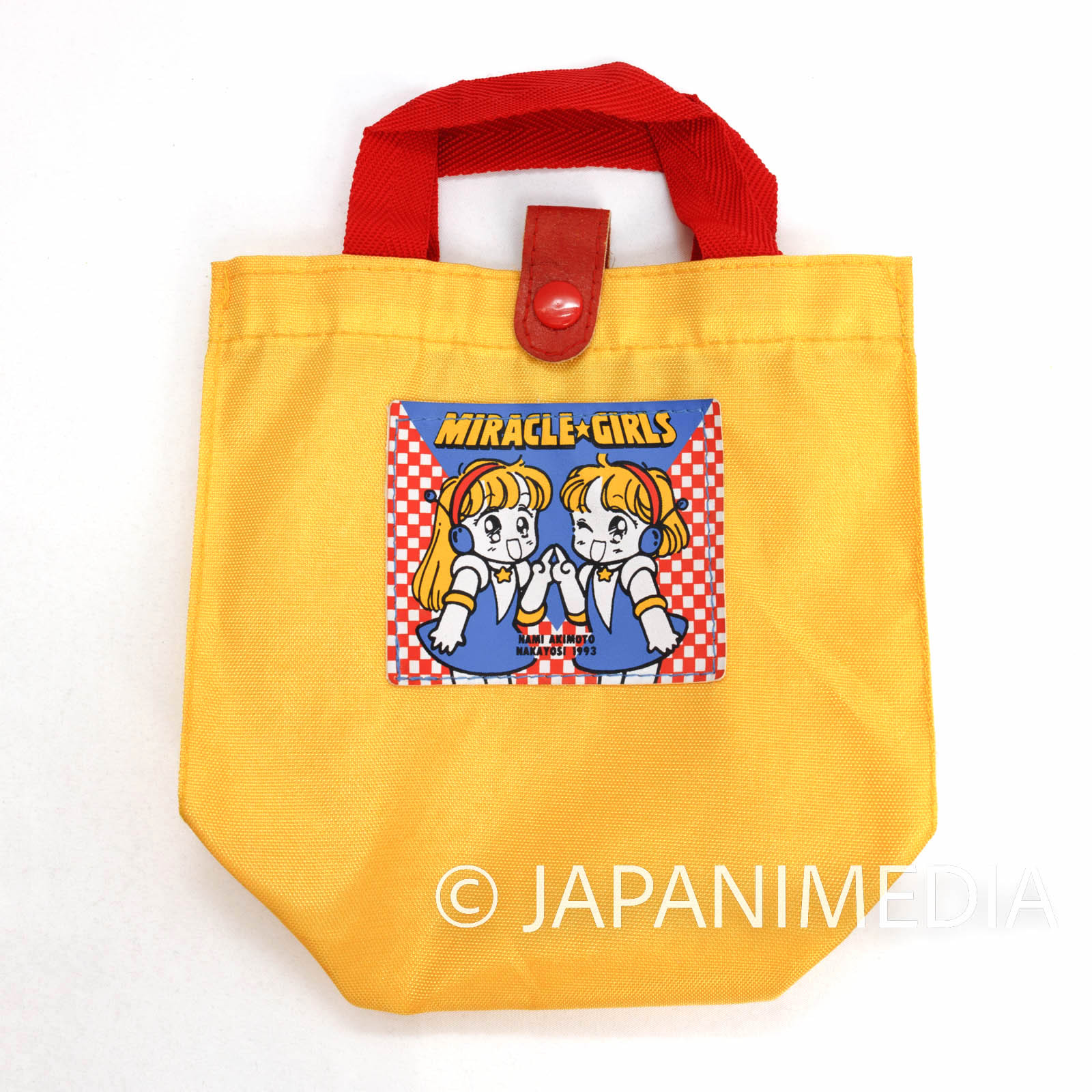 Miracle Girls Tomomi & Mikage Colorful Mini Tote Bag Nami Akimoto Nakayoshi 1993