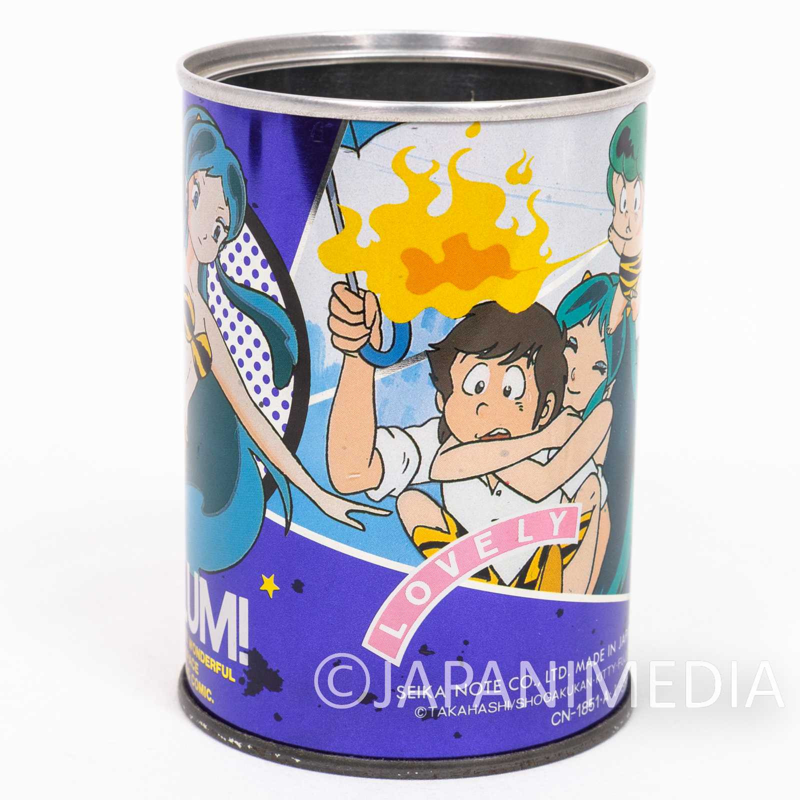 Retro RARE! Urusei Yatsura LUM Pen holder Can Case Japanimedia Store