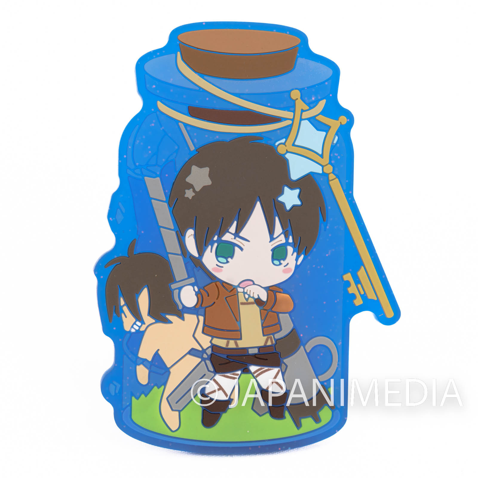 Attack on Titan Eren Yeager Charatoria Rubber Clip JAPAN