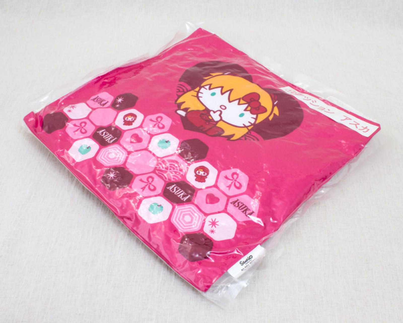 Evangelion x Hello Kitty Cushion Pillow Asuka Langley Ver. Sanrio JAPAN ANIME