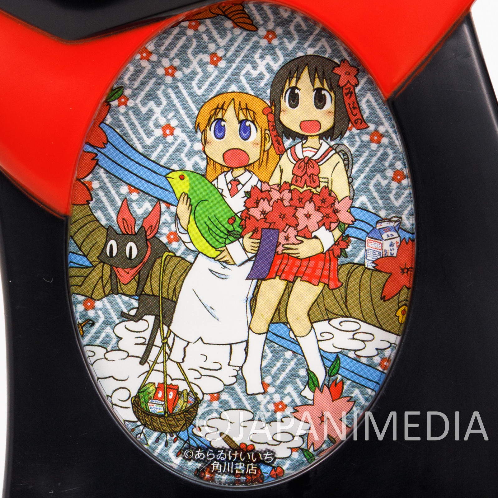 Nichijou Mio Naganohara & Sakamoto Black Cat Figure Strap JAPAN ANIME MANGA