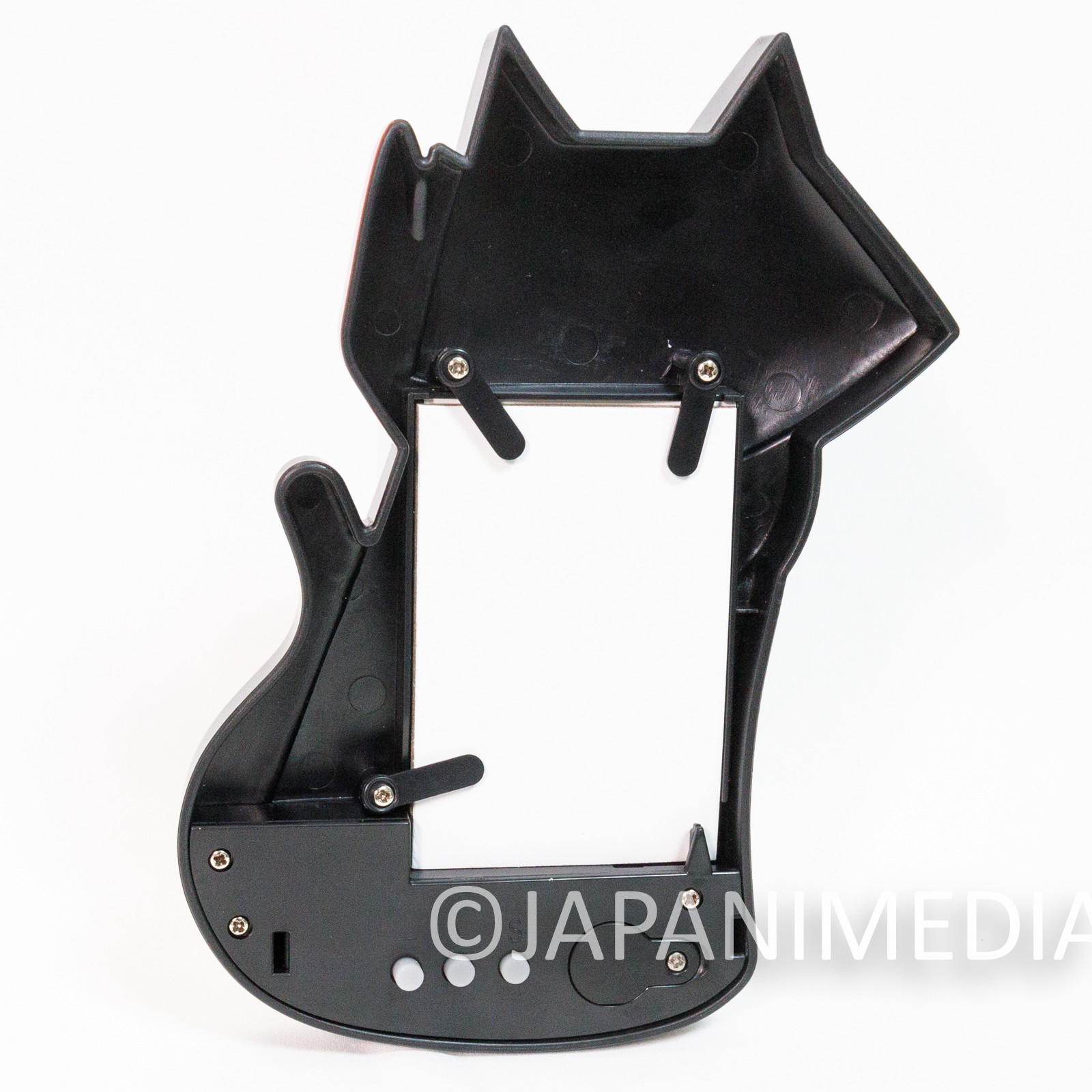 Nichijou Sakamoto Black Cat Desktop Clock Photo Stand | Japanimedia Store 6