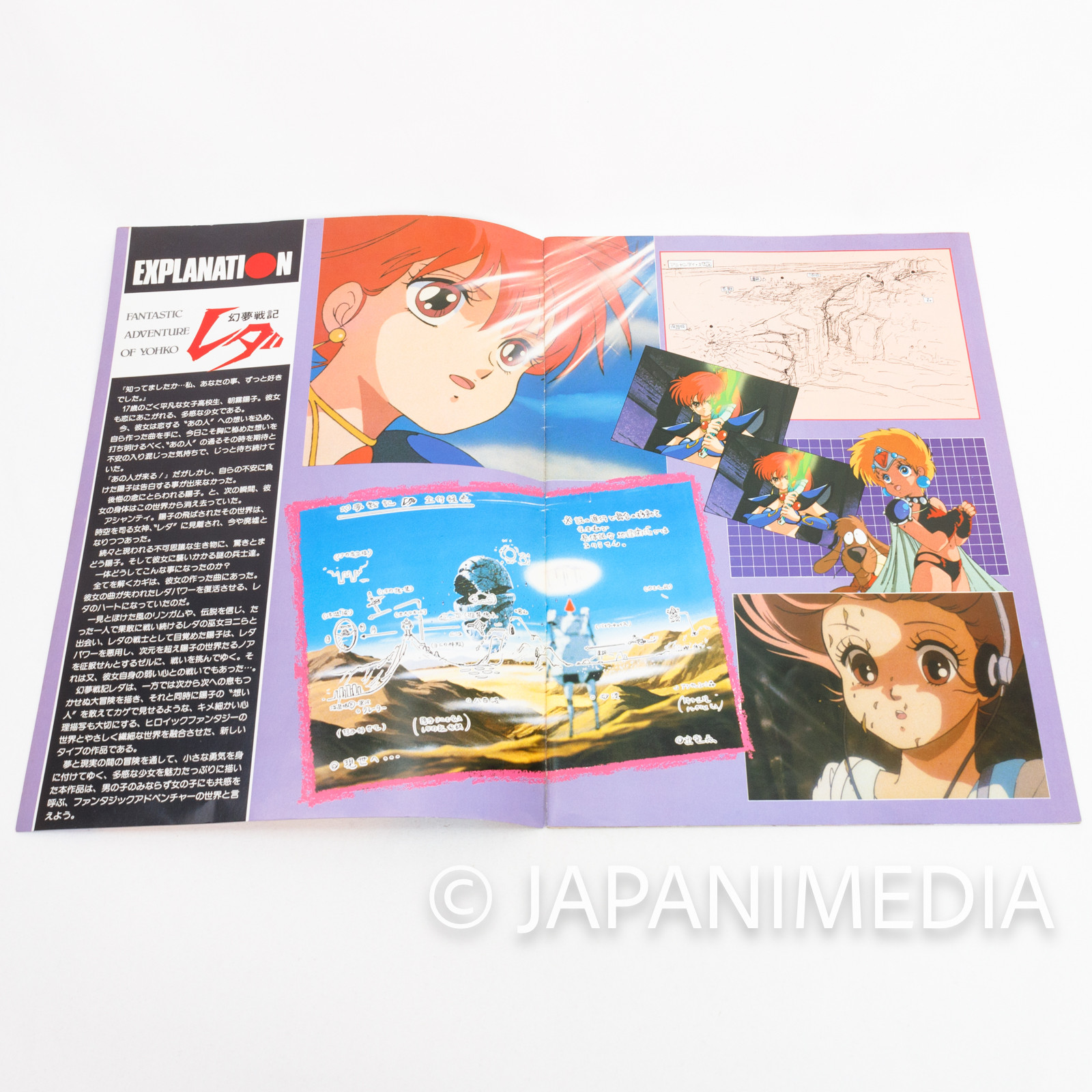 Leda: The Fantastic Adventure of Yohko Movie Program Art Illustration book