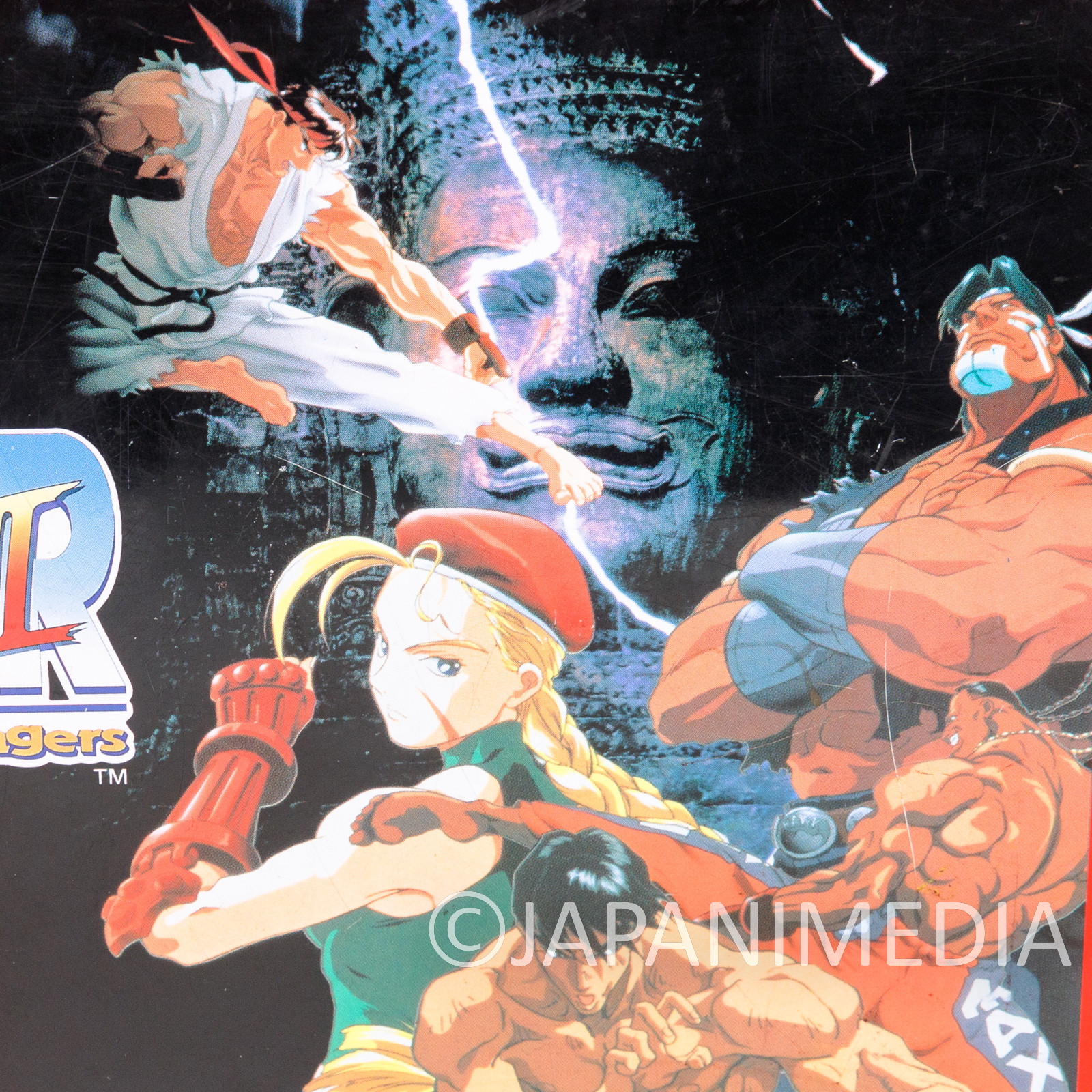 Retro RARE! Street Fighter 2 Tin Can Case Capcom JAPAN GAME