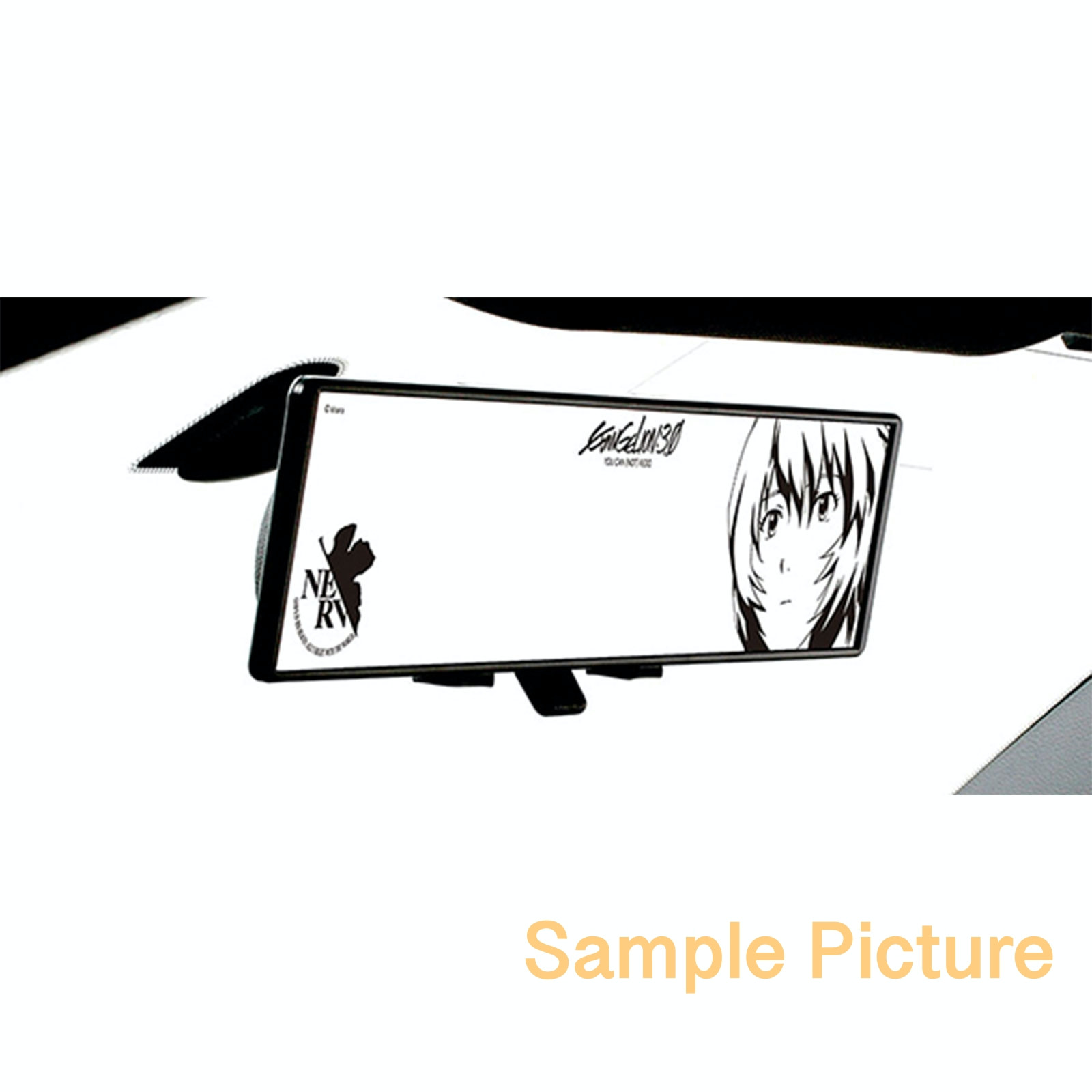 Evangelion Rei Ayanami Nerv Car Wide Mirror 280mm JAPAN ANIME MANGA