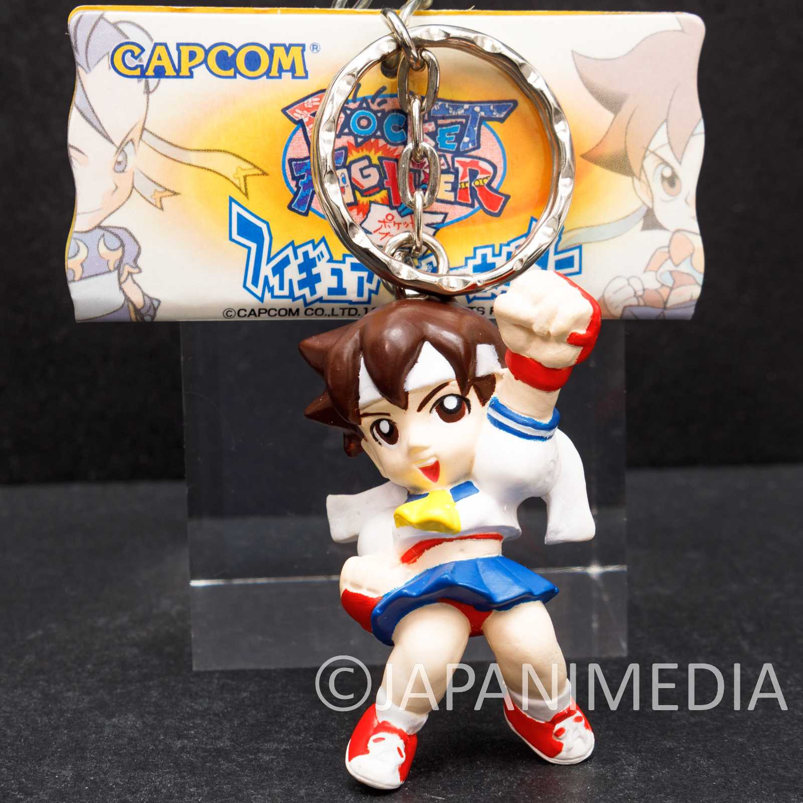 Pocket Fighter Sakura Figure Key Chain GAME CAPCOM / Street Fighter ZERO Japanimedia Store 2