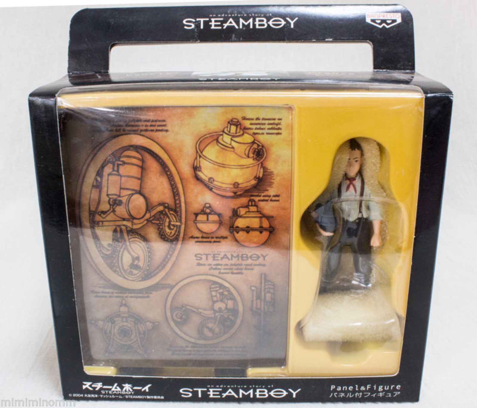 STEAMBOY James Ray Steam 2 Panel & Figure Kathuhiro Otomo Banpresto JAPAN ANIME