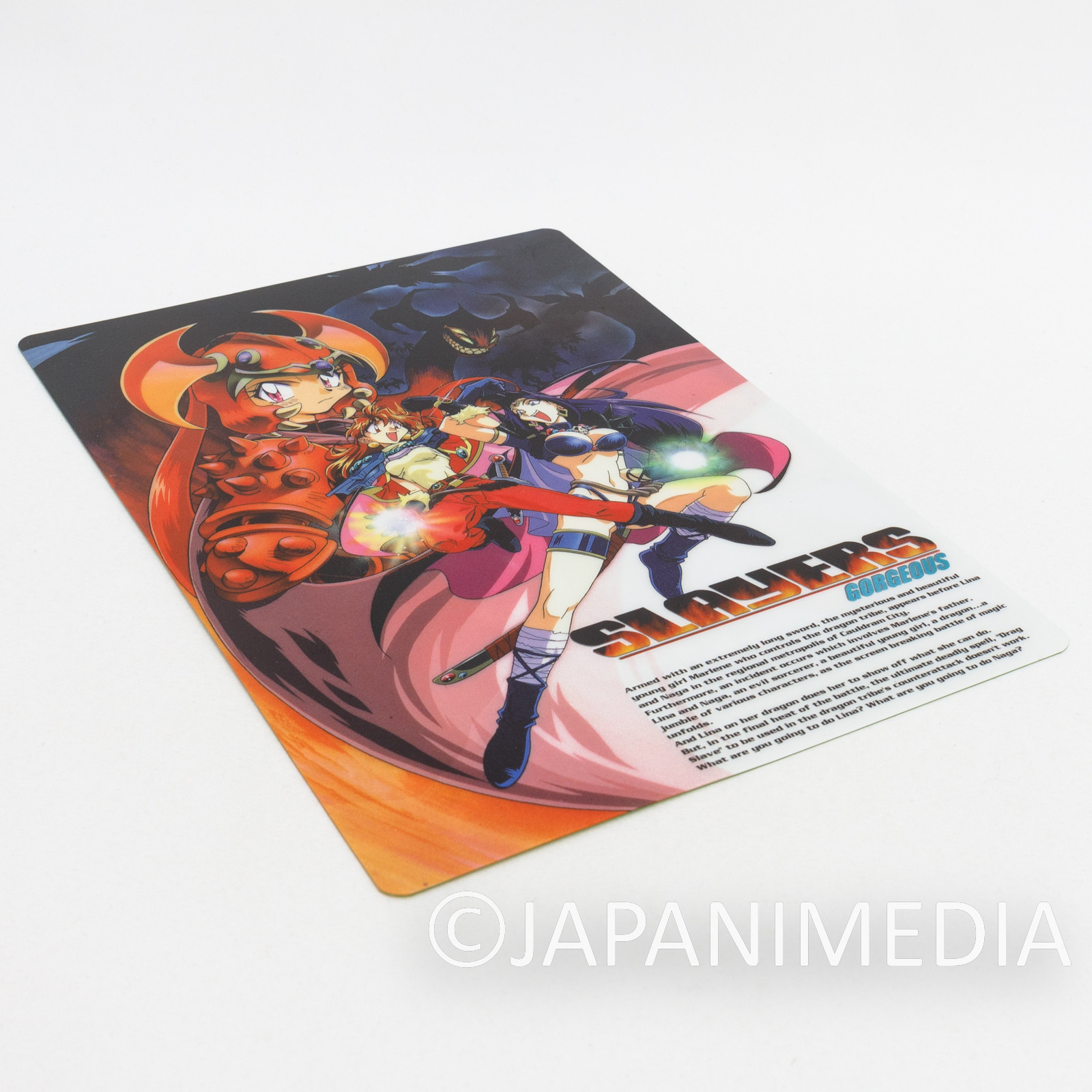 Slayers Lina Inverse & Naga the Serpent Plastic Pencil Board Pad Shitajiki 2