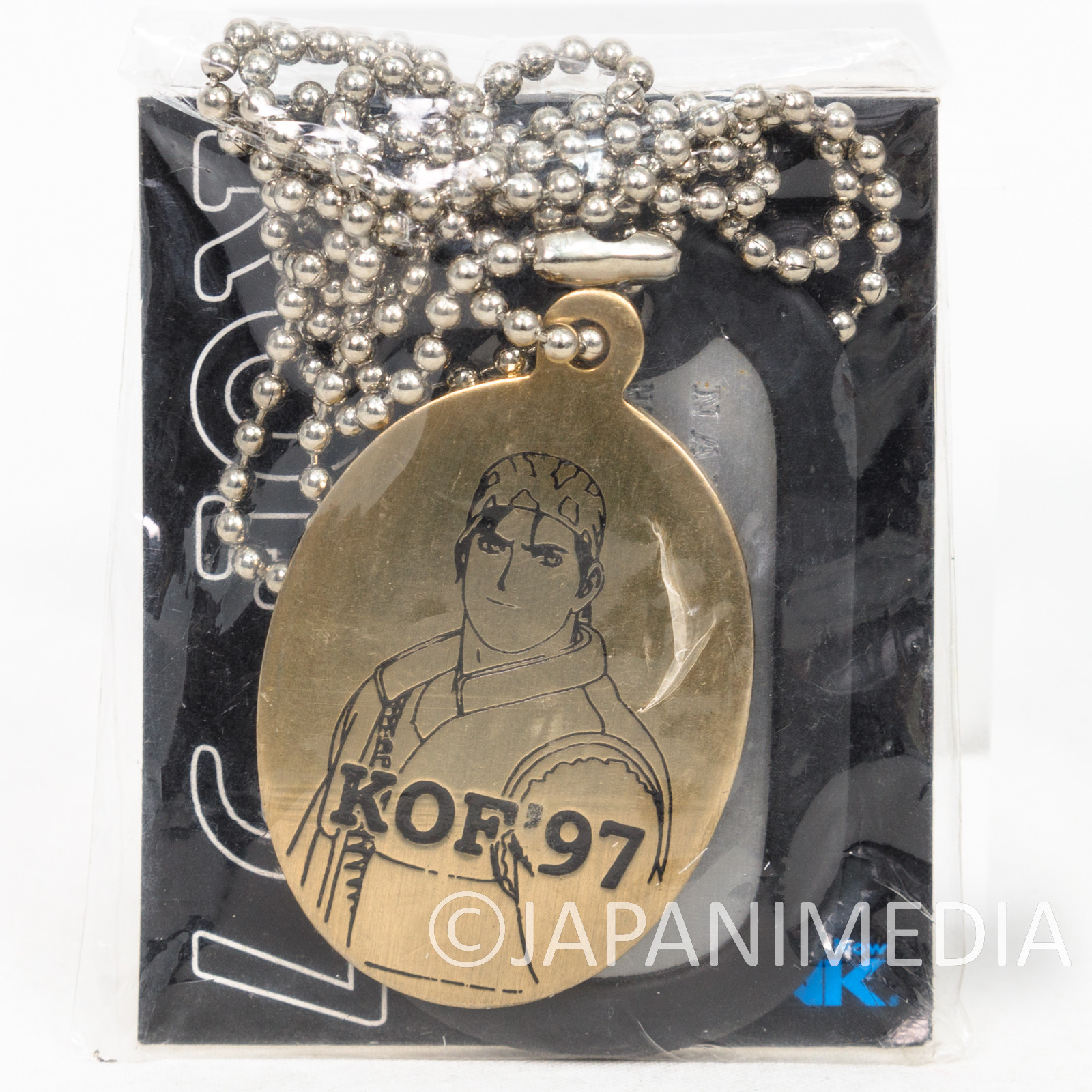 KOF '97 / King of Fighters Ralf Jones Metal Plate Ballchain SNK JAPAN NEOGEO