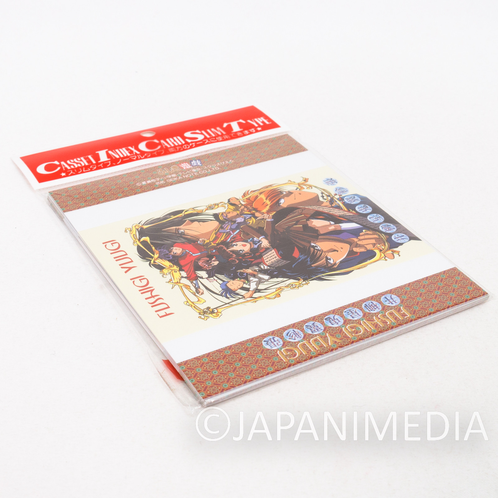 Fushigi Yugi Cassette Index Card 12 Sheet Set