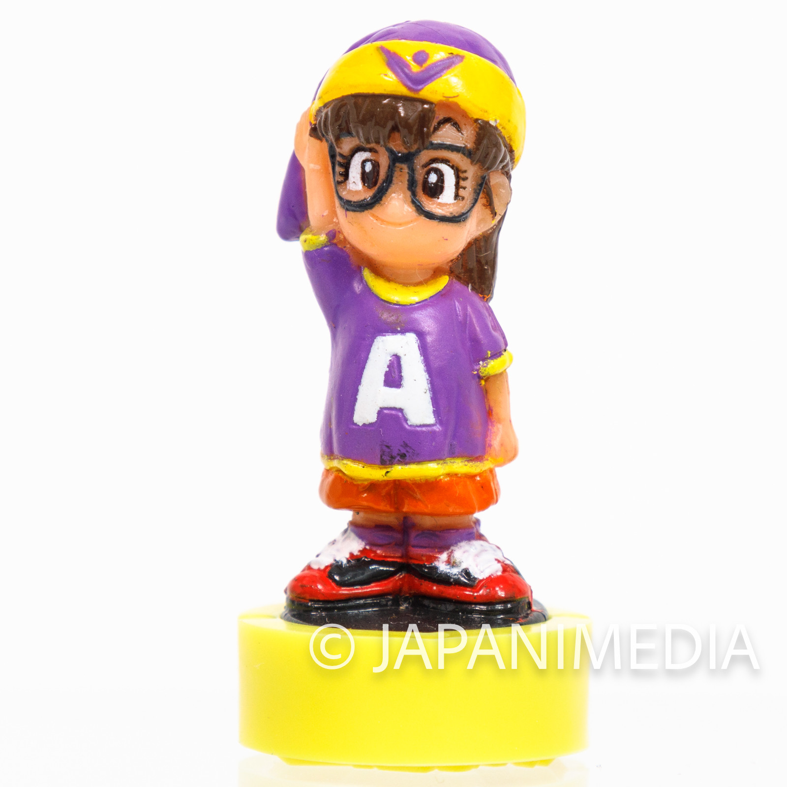 Retro Dr. Slump Arale chan Miniature Mascot Figure Stamp 6pc Set JAPAN ANIME