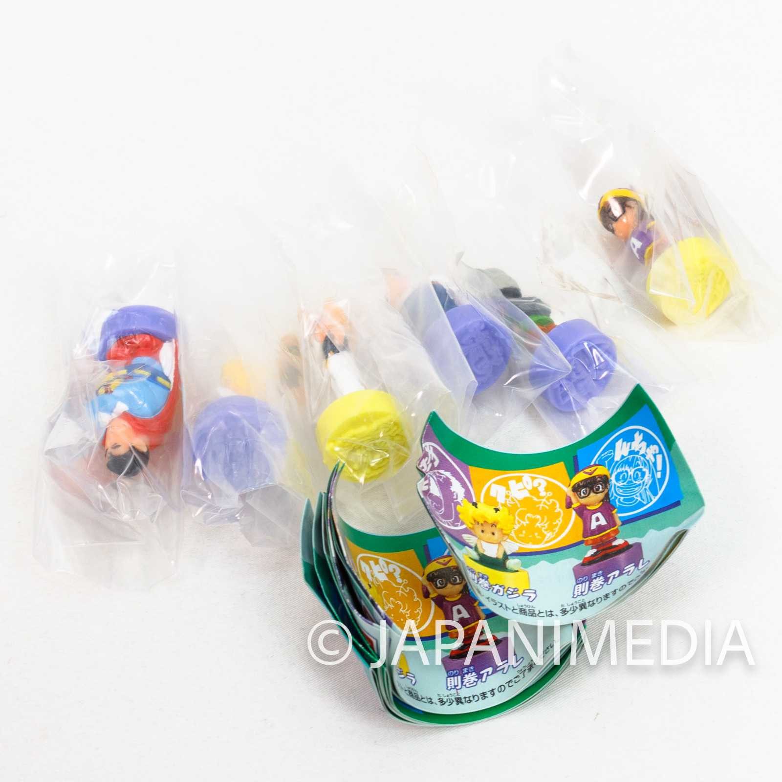 Retro Dr. Slump Arale chan Miniature Mascot Figure Stamp 6pc Set JAPAN ANIME Japanimedia Store