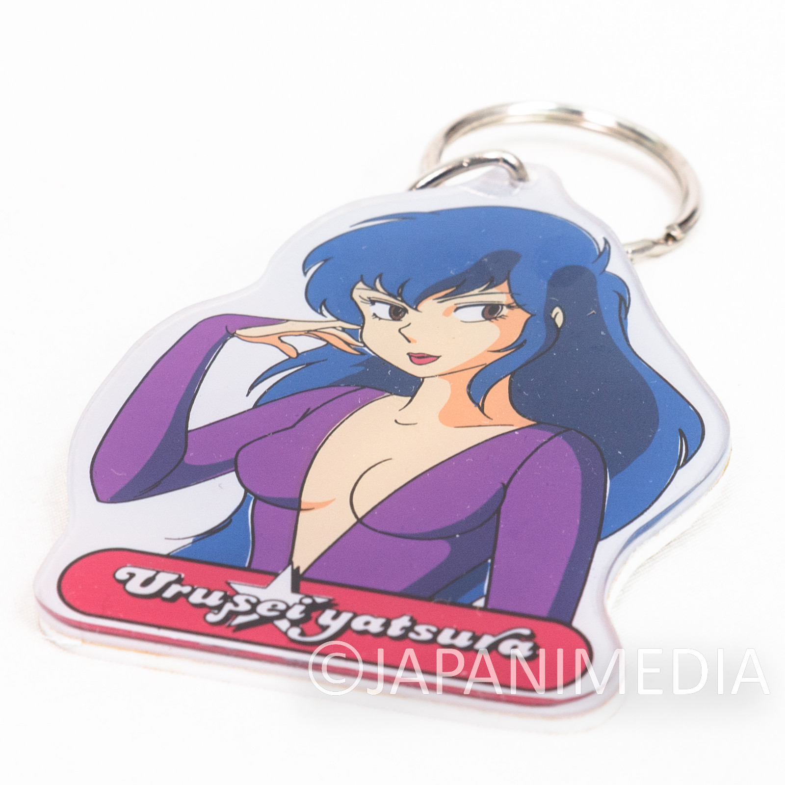 Retro RARE! Urusei Yatsura Sakura Acrylic Mascot Keychain ANIMEC