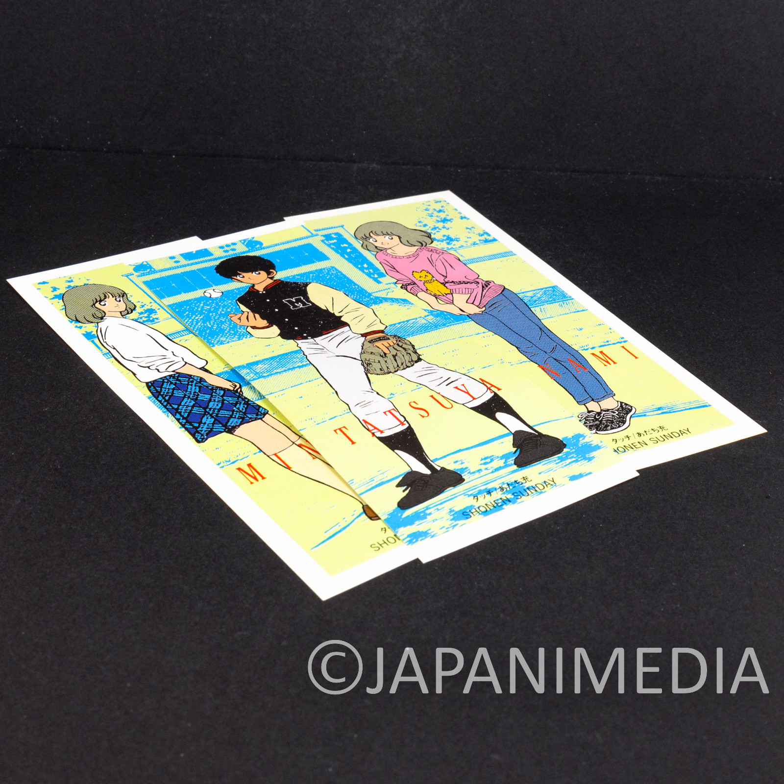 Touch Tatsuya Uesugi Minami Asakura Paper Bookmark 3pc Set / MITSURU ADACHI