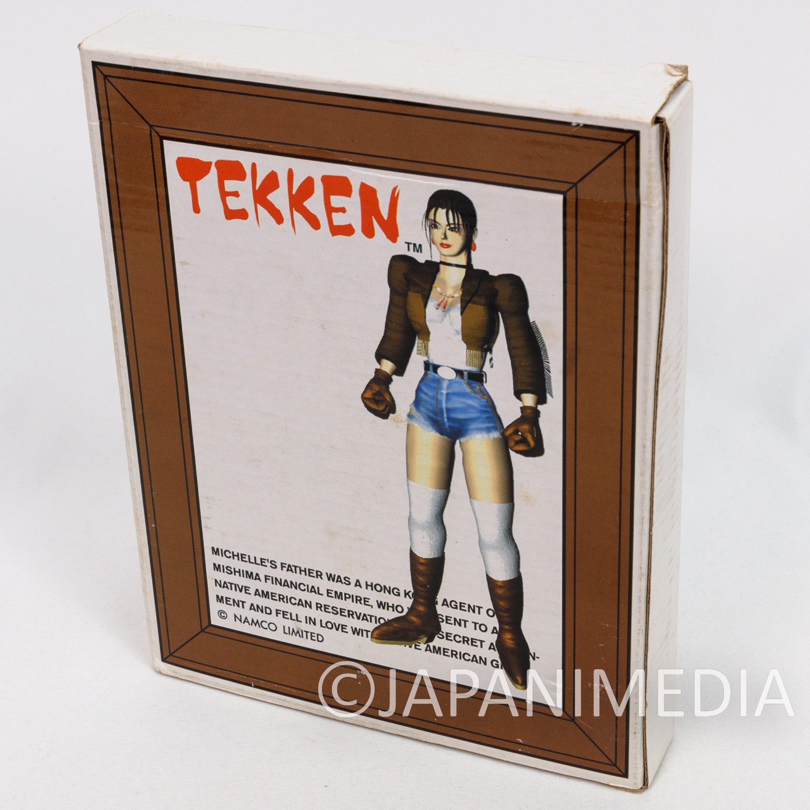 Retro RARE! Tekken Michelle Chang Picture Mirror Wooden Frame Namco JAPAN GAME