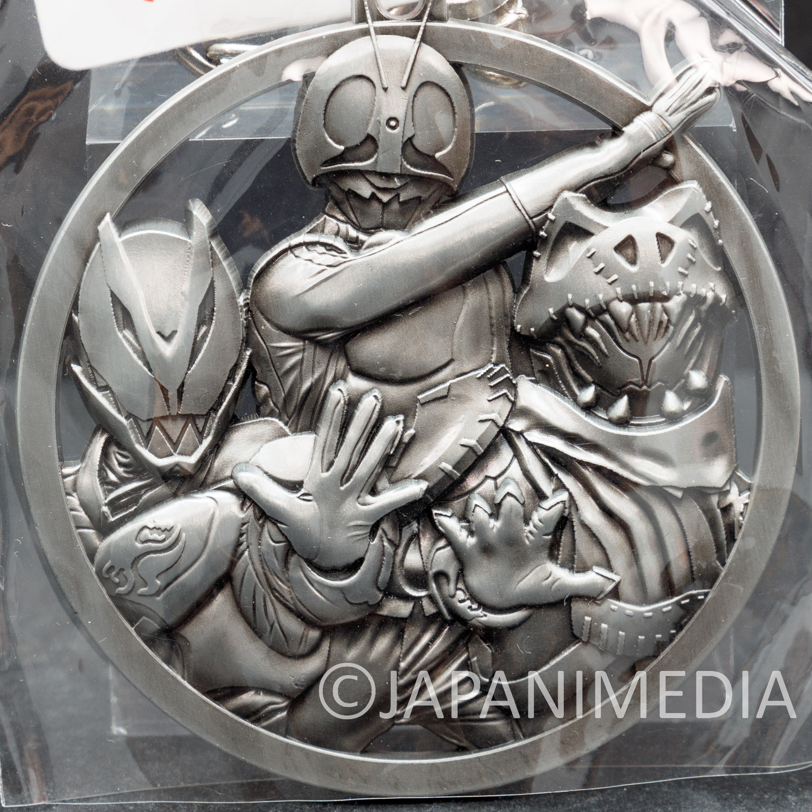 Kamen Maked Rider Metal Relief Mascot Keychain JAPAN ANIME TOKUSATSU